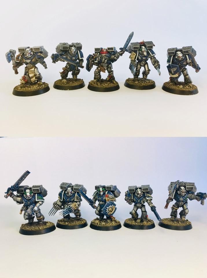 Brotherhood Of The Sword, Chaplain, Conversion, Space Marines, Vanguard