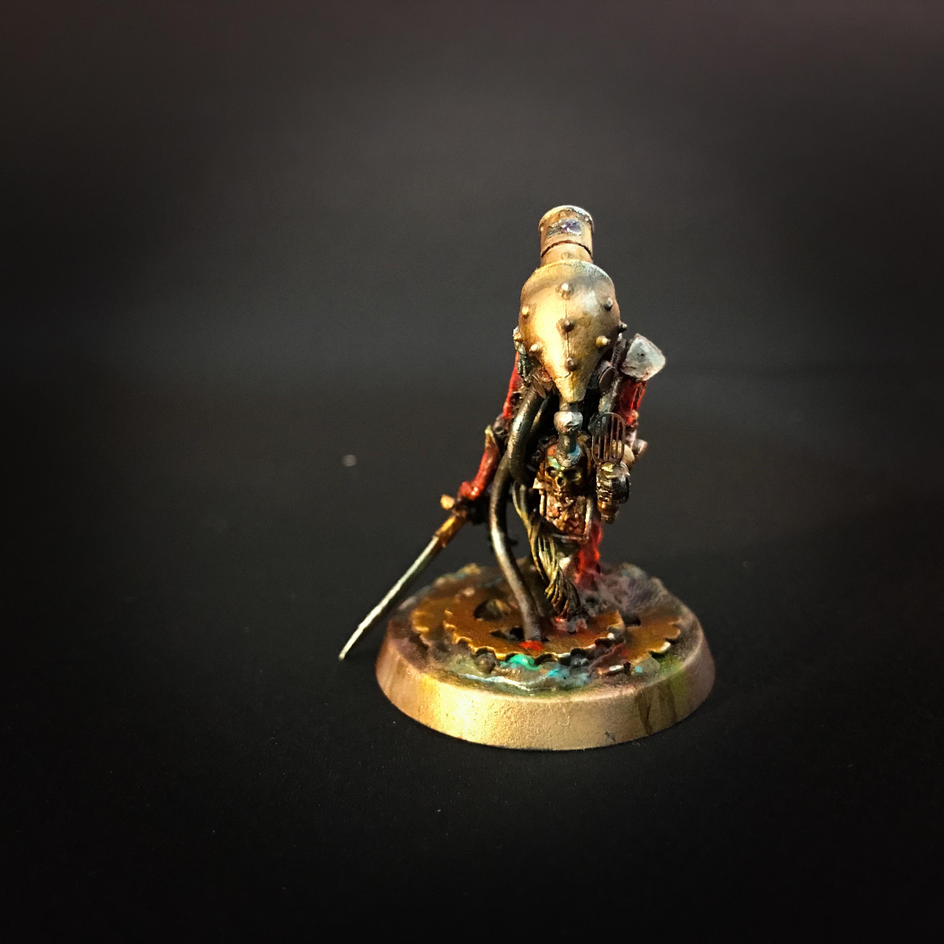 Admech, Airbrushed, Cogs, Grim Dark Cards, Grimdark, Horus Heresy, Kitbash, Limited Edition, Microphone, Non-Metallic Metal, Sword, Warhammer 40,000