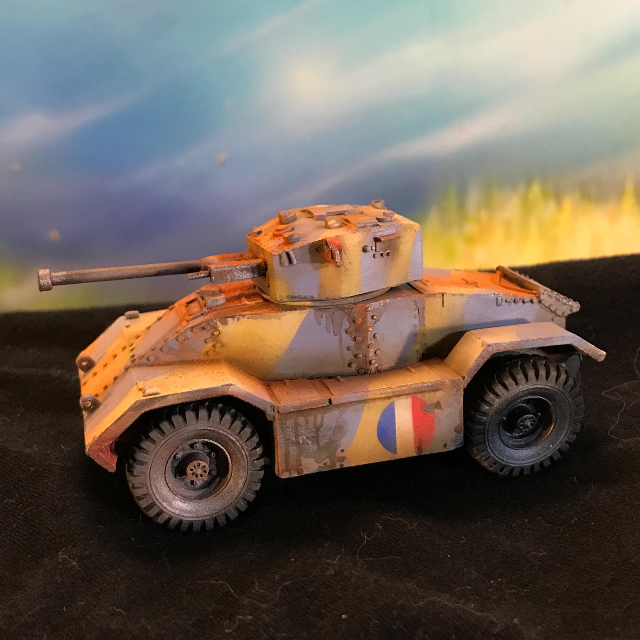 Bolt Action, Flames Of War, French, Imperial Guard, Scout Vehicle, World War 2