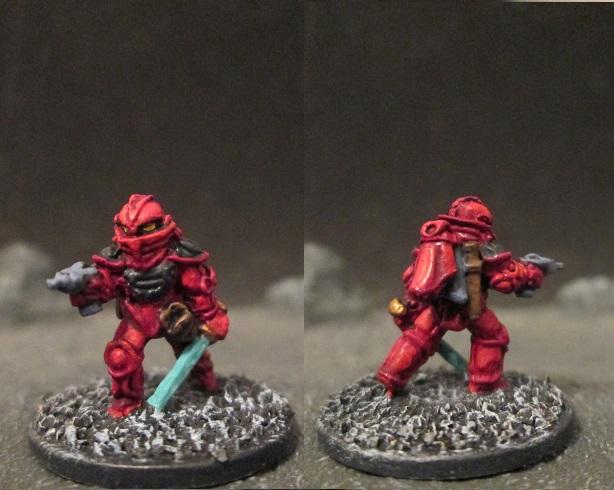 Laserburn Imperial Space Marine Officer