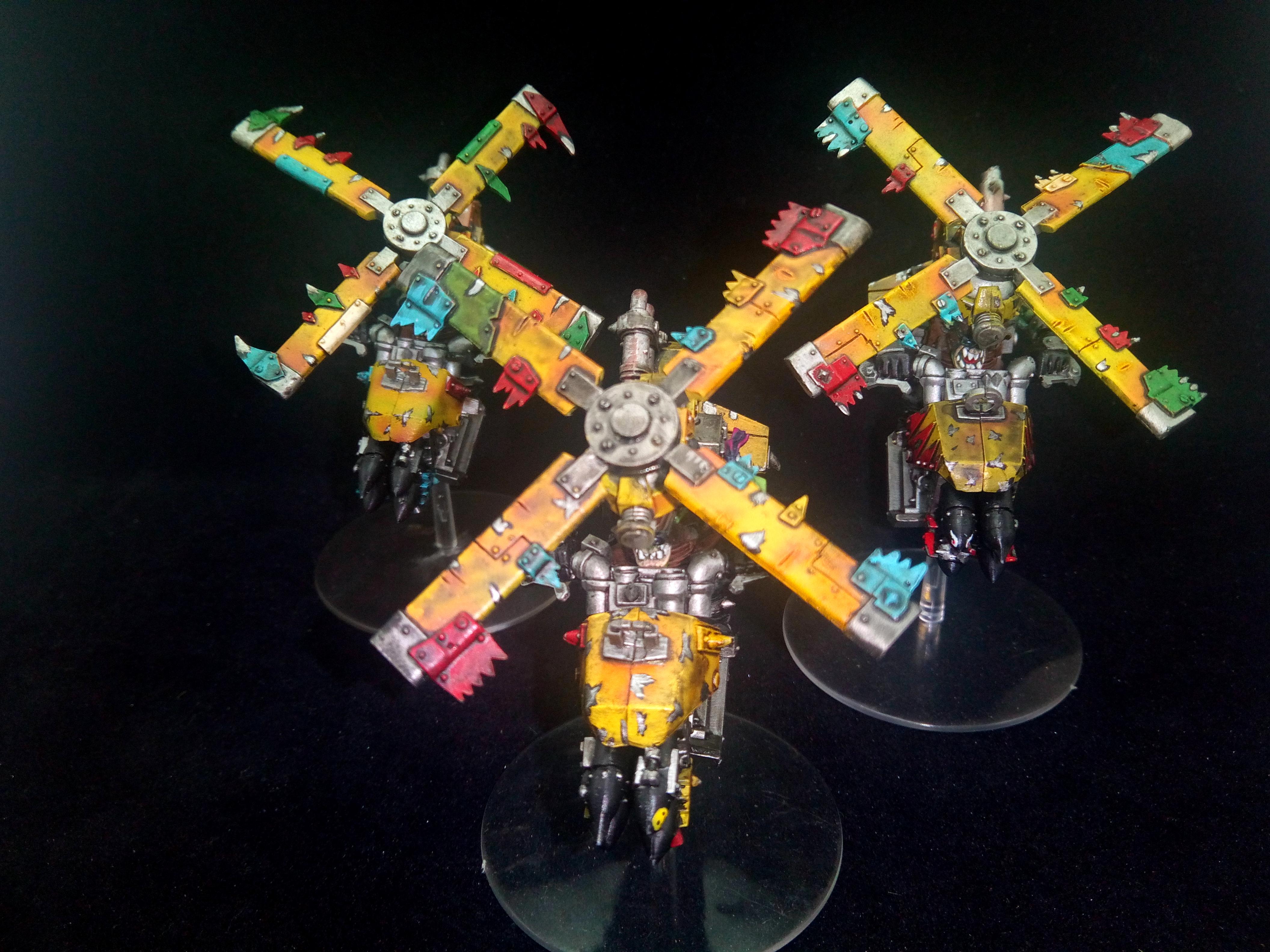 Ork Gyrocopters Assaut on black Reach