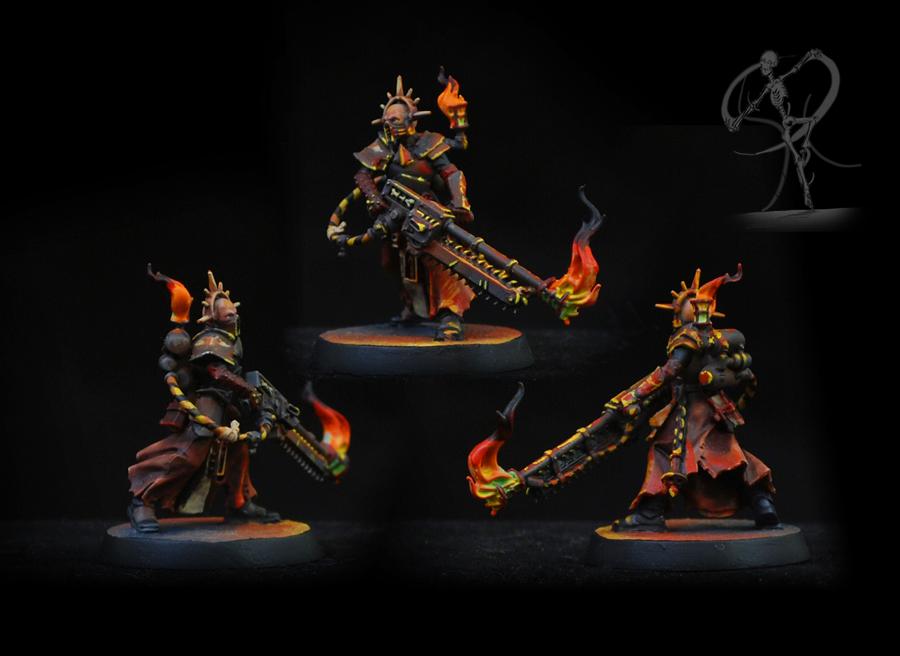 Blackstone Fortress, Fire, Ministorum, Object Source Lighting, Science-fiction, Sisters Of Battle, Warhammer 40,000