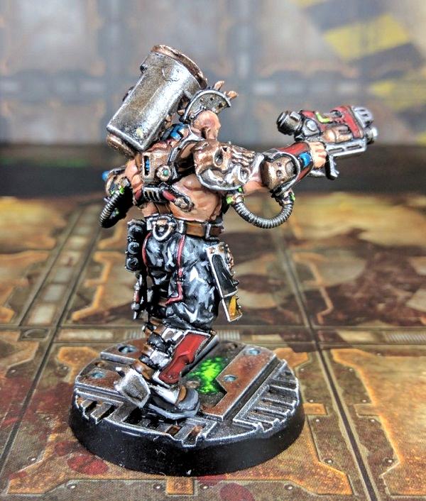 Ganger, House Goliath, Iron Lords, Leader, Necromunda, Skullshank, Underhive