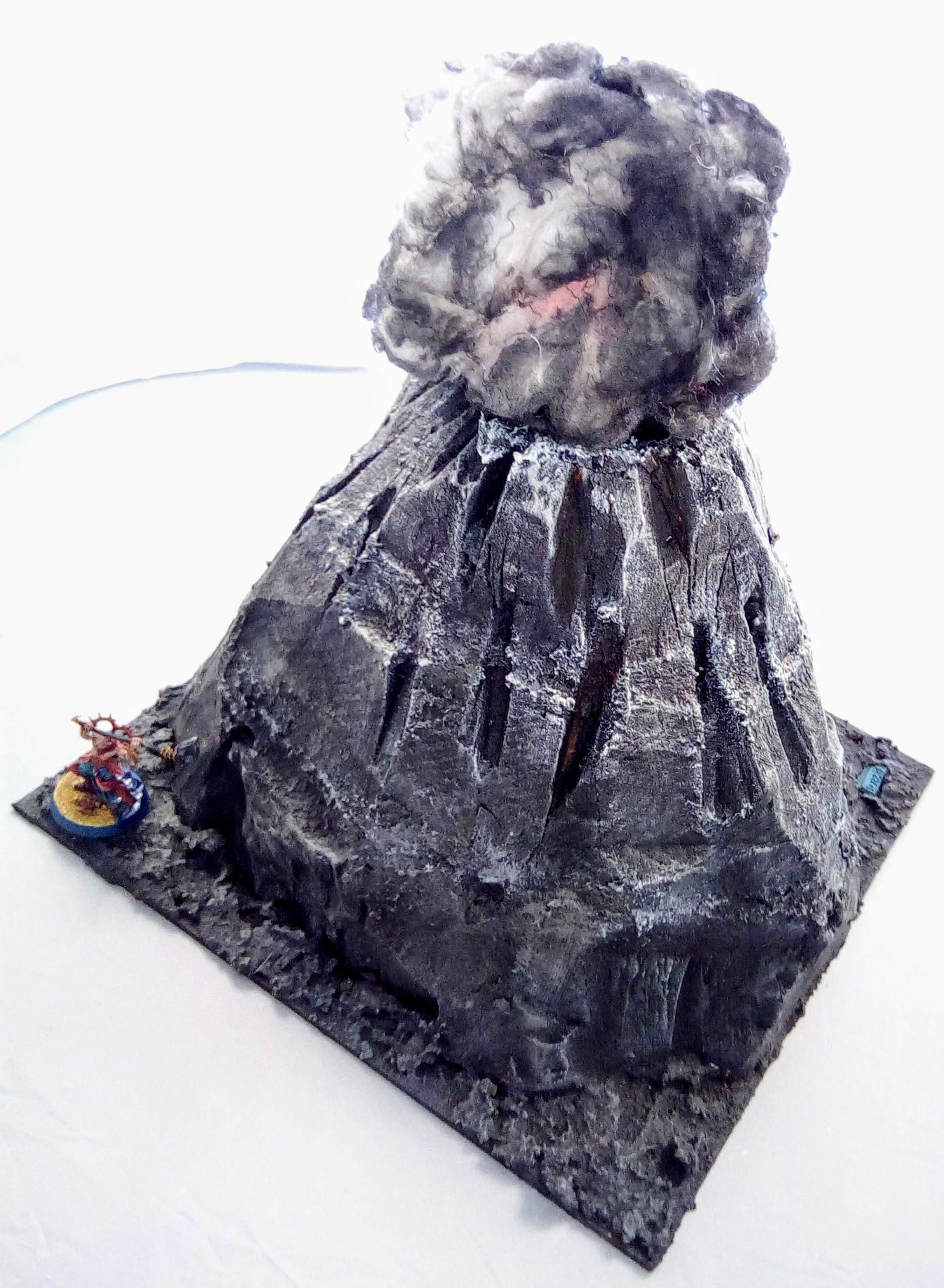 Foam, Realmo Fire, Selfmade, Terrain, Volcano, Warhammer Fantasy