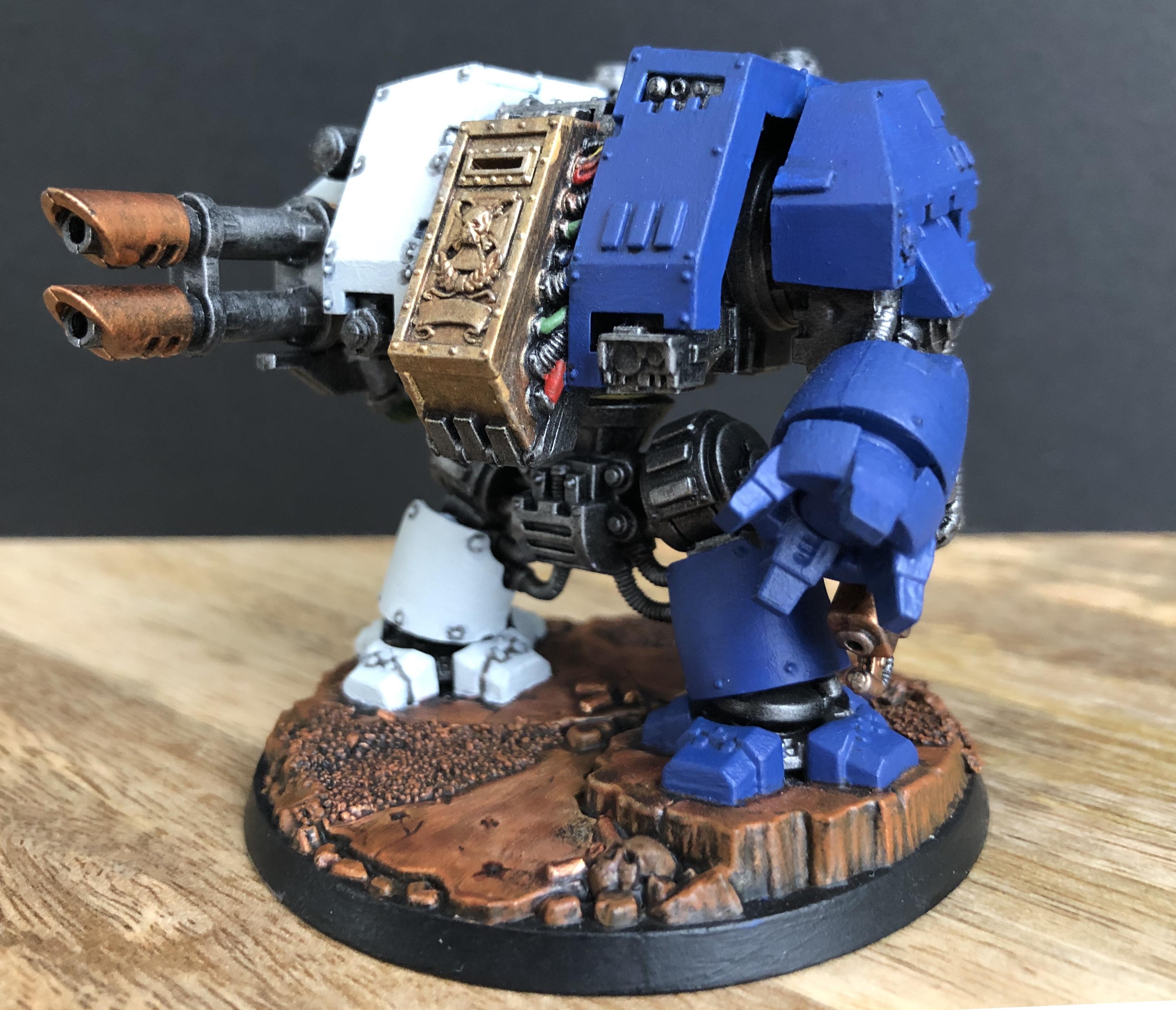 Marines Errant, Marines Errant Dreadnought WIP (front)