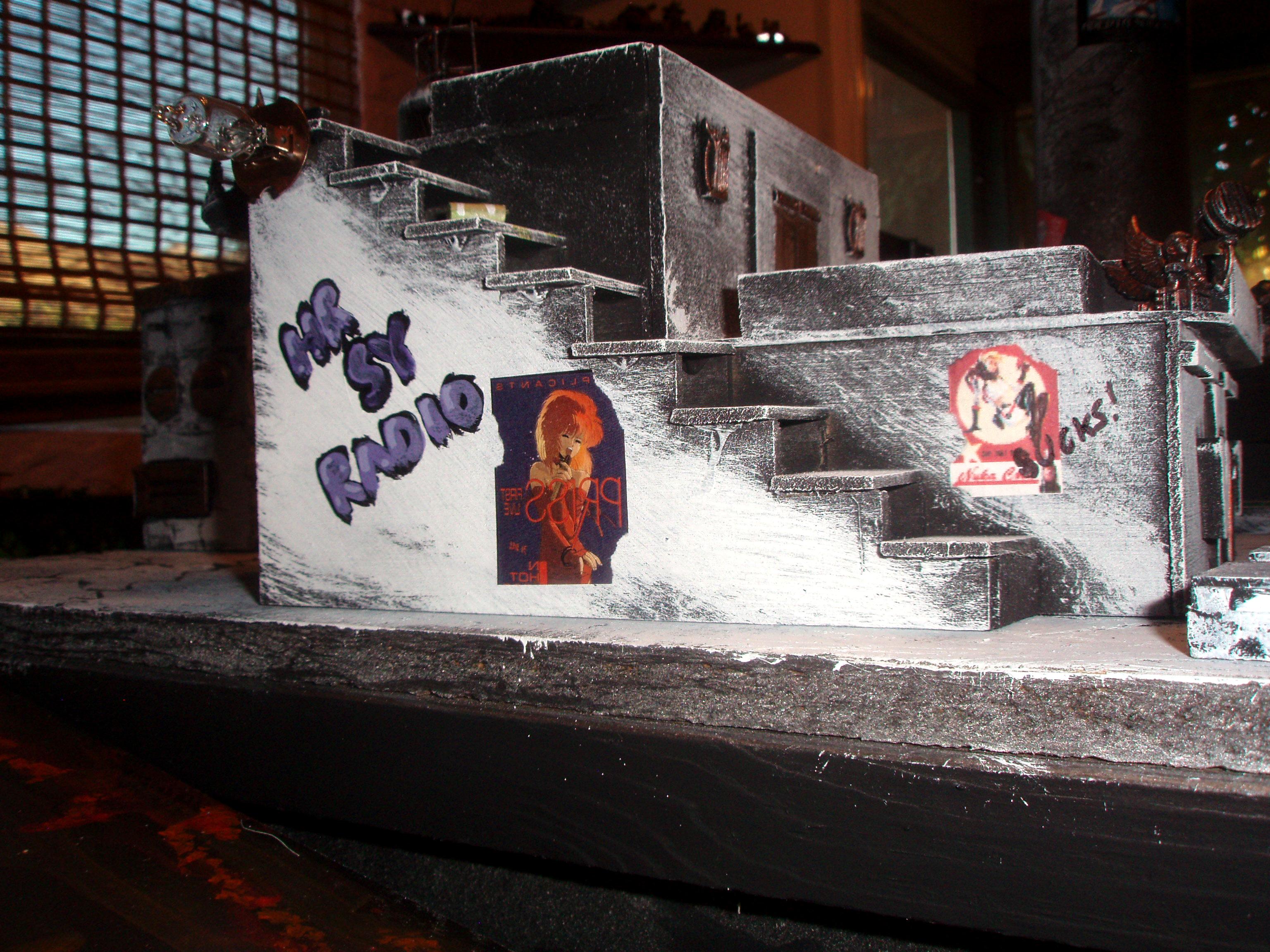 Buildings, Cyberpunk, Hive City, Scratch Build, Terrain