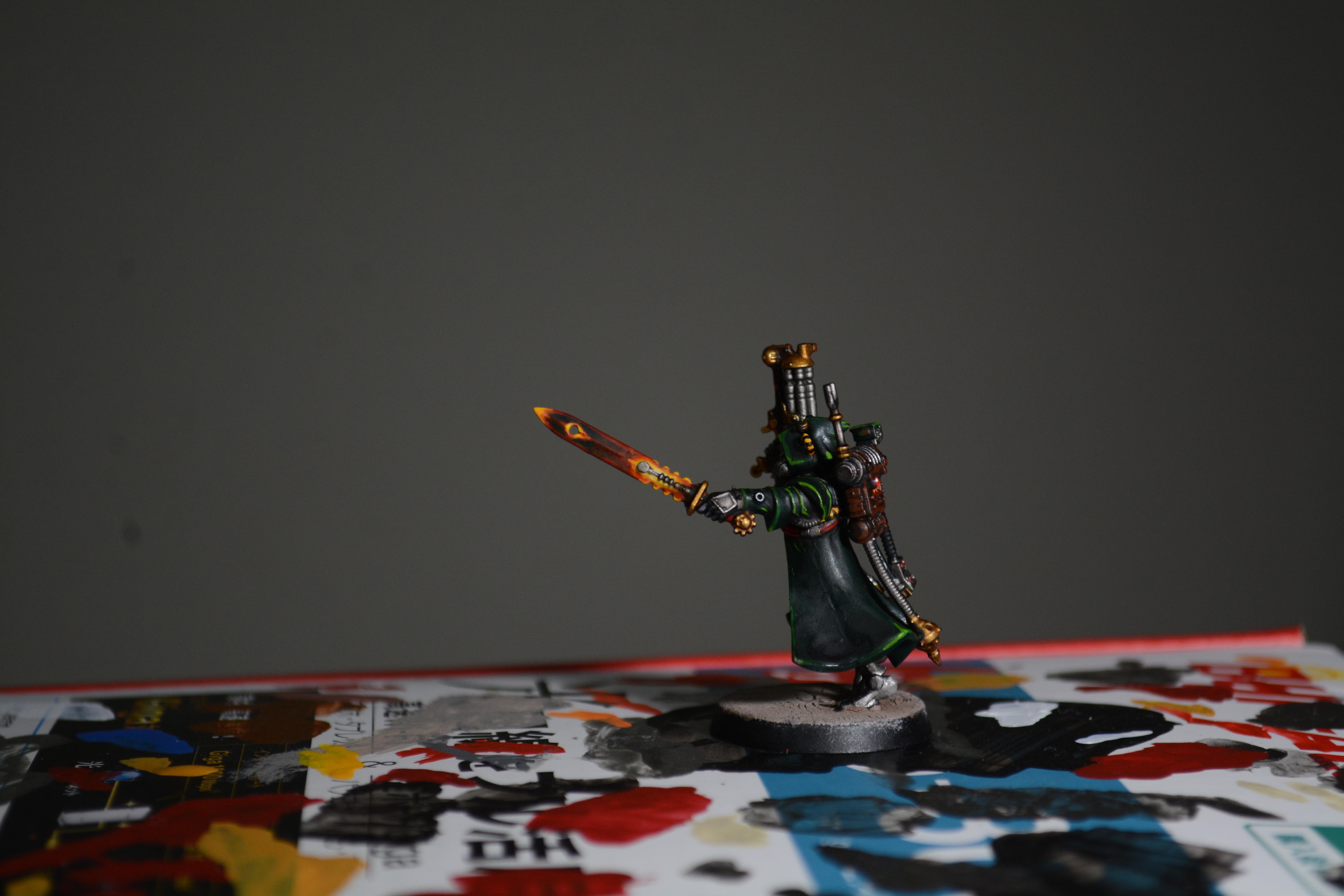 Adeptus Mechanicum, Admech, Alpha, Dark Angels, Glow, Green, Grimdark, Heat, Heat Glow, Imperial, Imperium, Kill Team, Power Sword, Power Weapon, Servitors, Skitarii, Warhammer 40,000