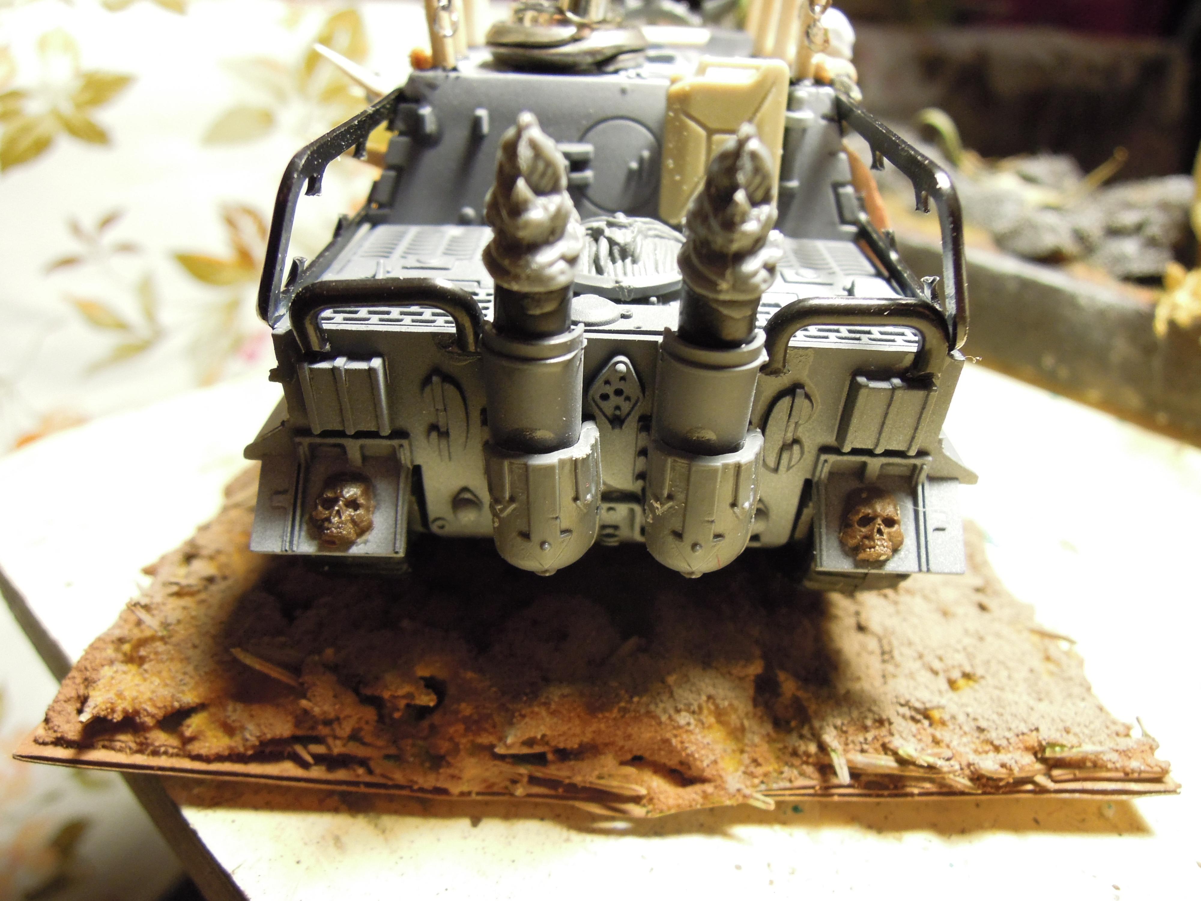 Armored Vehicle, Blood Pact, Chaos, Conversion, Heavy Support, Heresy, Scratch Build, Sturmtiger, Tank, Warhammer 40,000, Work In Progress
