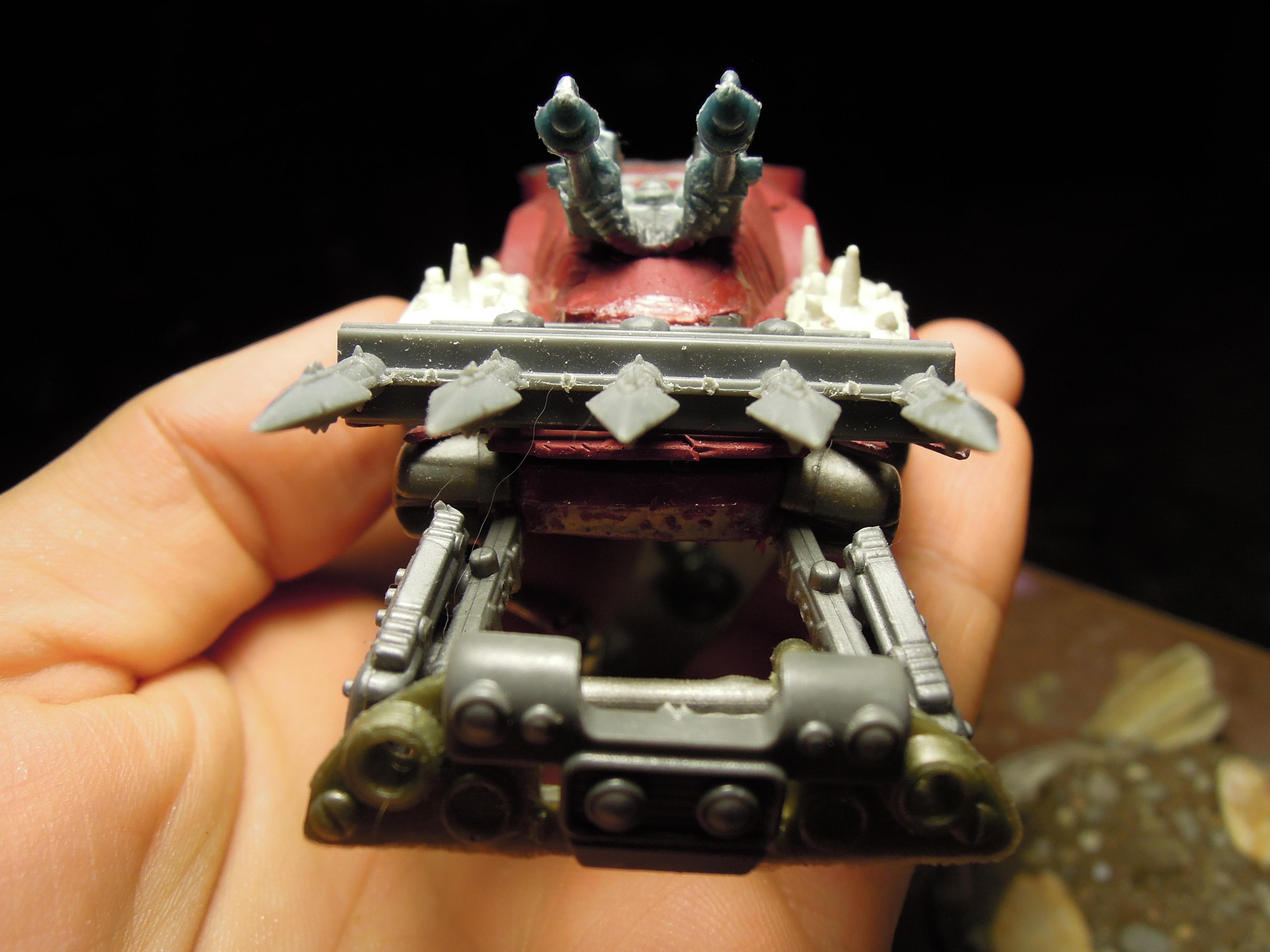 Armored Vehicle, Blood Pact, Chaos, Conversion, Daemon Engine, Dozer Blade, Heavy Support, Heresy, Laser, Scratch Build, Tank, Technolog, Tehnolog, Warhammer 40,000, Work In Progress