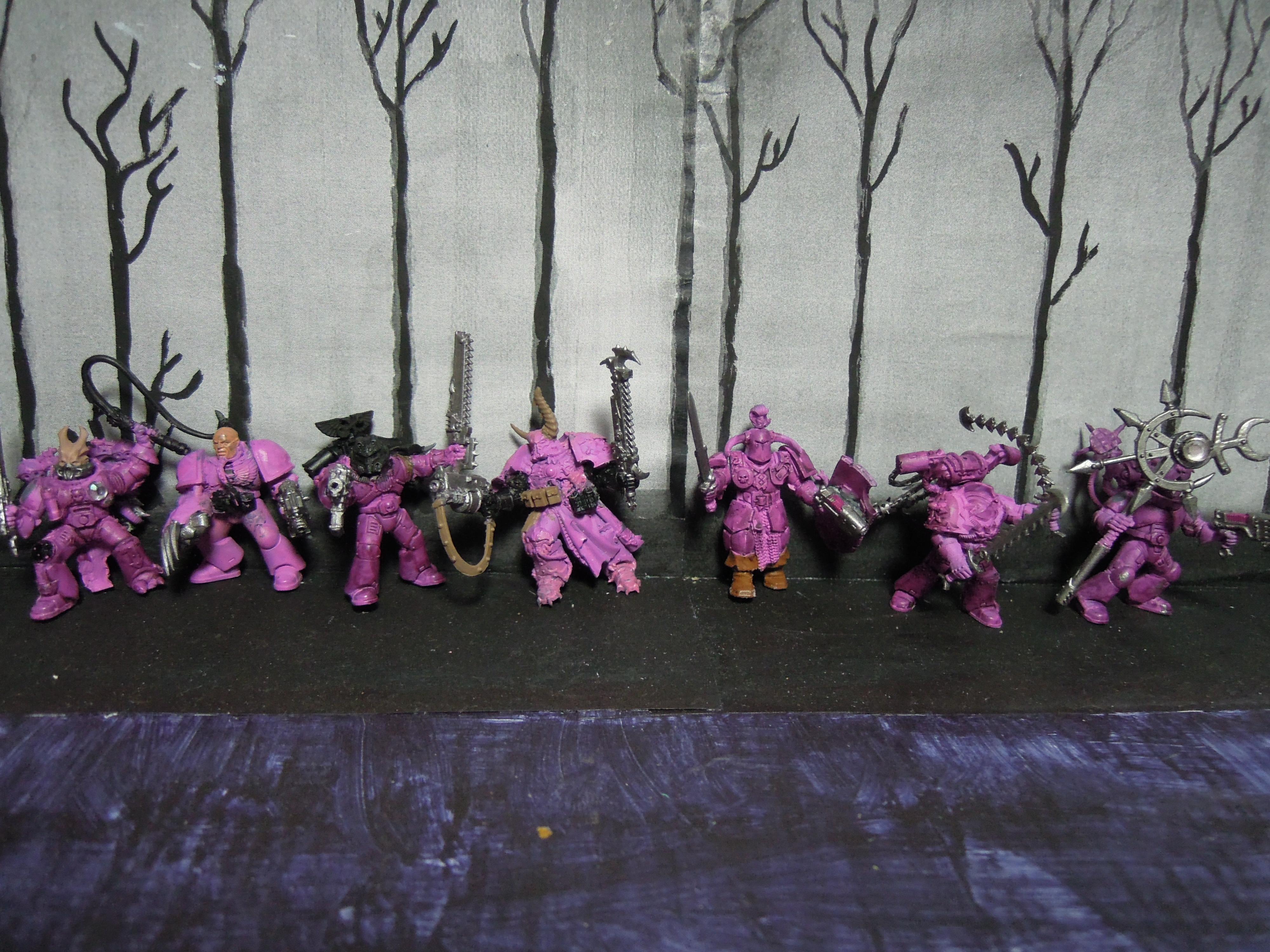 Chaos, Chaos Space Marines, Conversion, Emperor's Children, Heresy, Heretic Astartes, Infantry, Kitbash, Perfection Or Death, Regiment, Slaanesh, Traitor Legions, Warhammer 40,000, Work In Progress