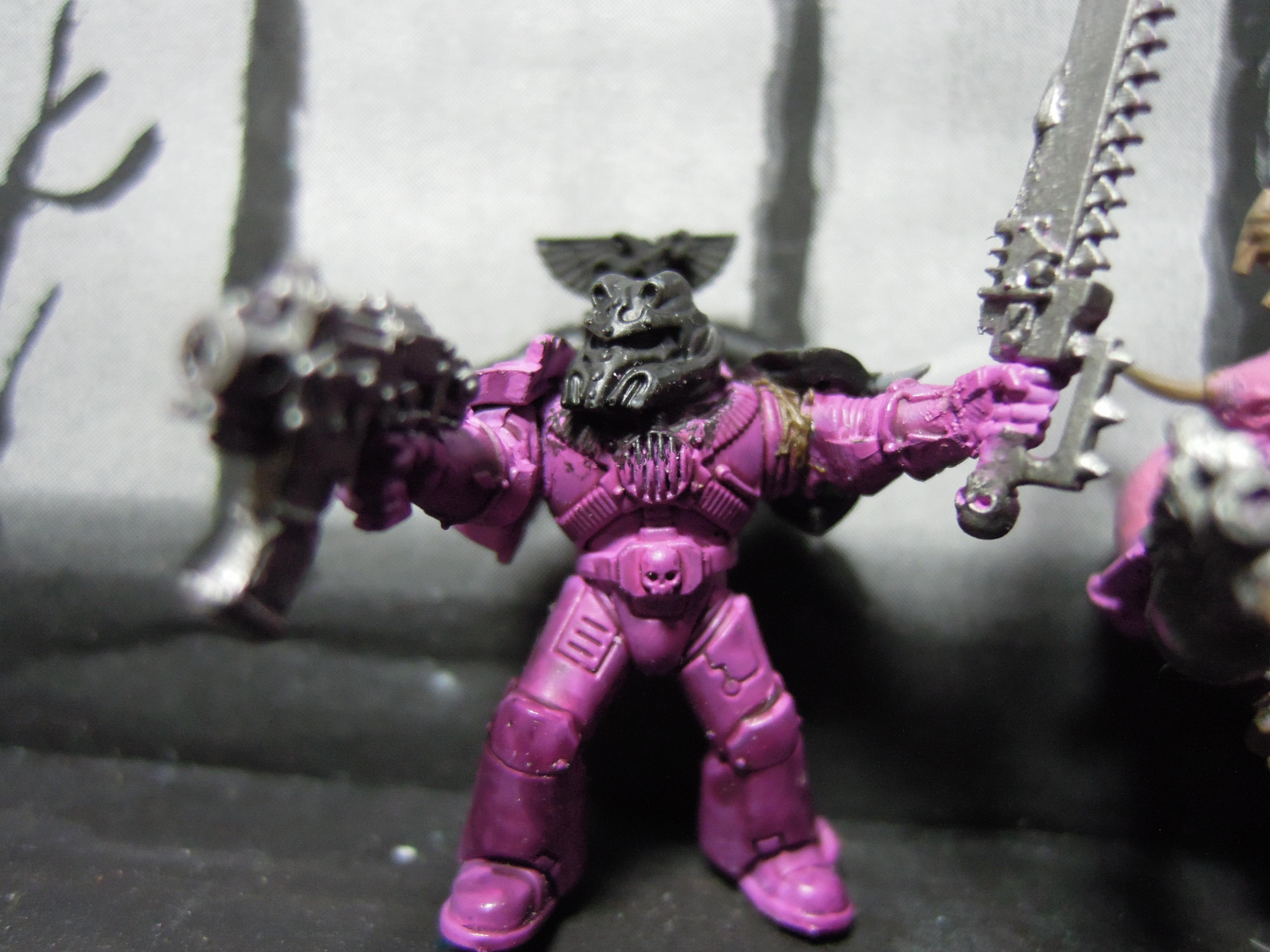 Bolt Pistol, Chain Sword, Chaos, Chaos Space Marines, Conversion, Emperor's Children, Heresy, Heretic Astartes, Infantry, Kitbash, Perfection Or Death, Slaanesh, Traitor Legions, Warhammer 40,000, Work In Progress