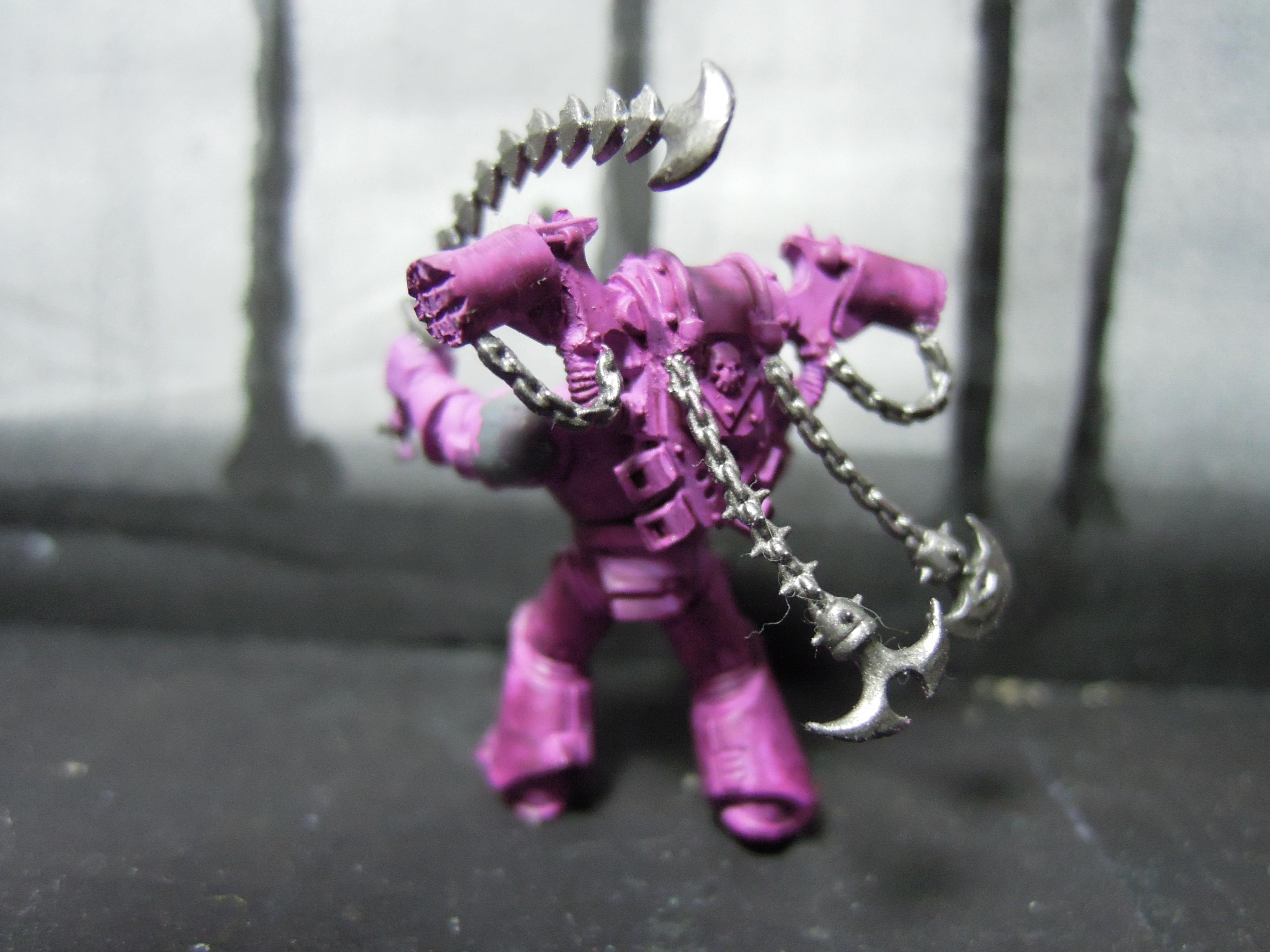 Chain, Chaos, Chaos Space Marines, Conversion, Duelist, Emperor's Children, Heresy, Heretic Astartes, Infantry, Kitbash, Perfection Or Death, Slaanesh, Sword, Sword Master, Traitor Legions, Warhammer 40,000, Work In Progress