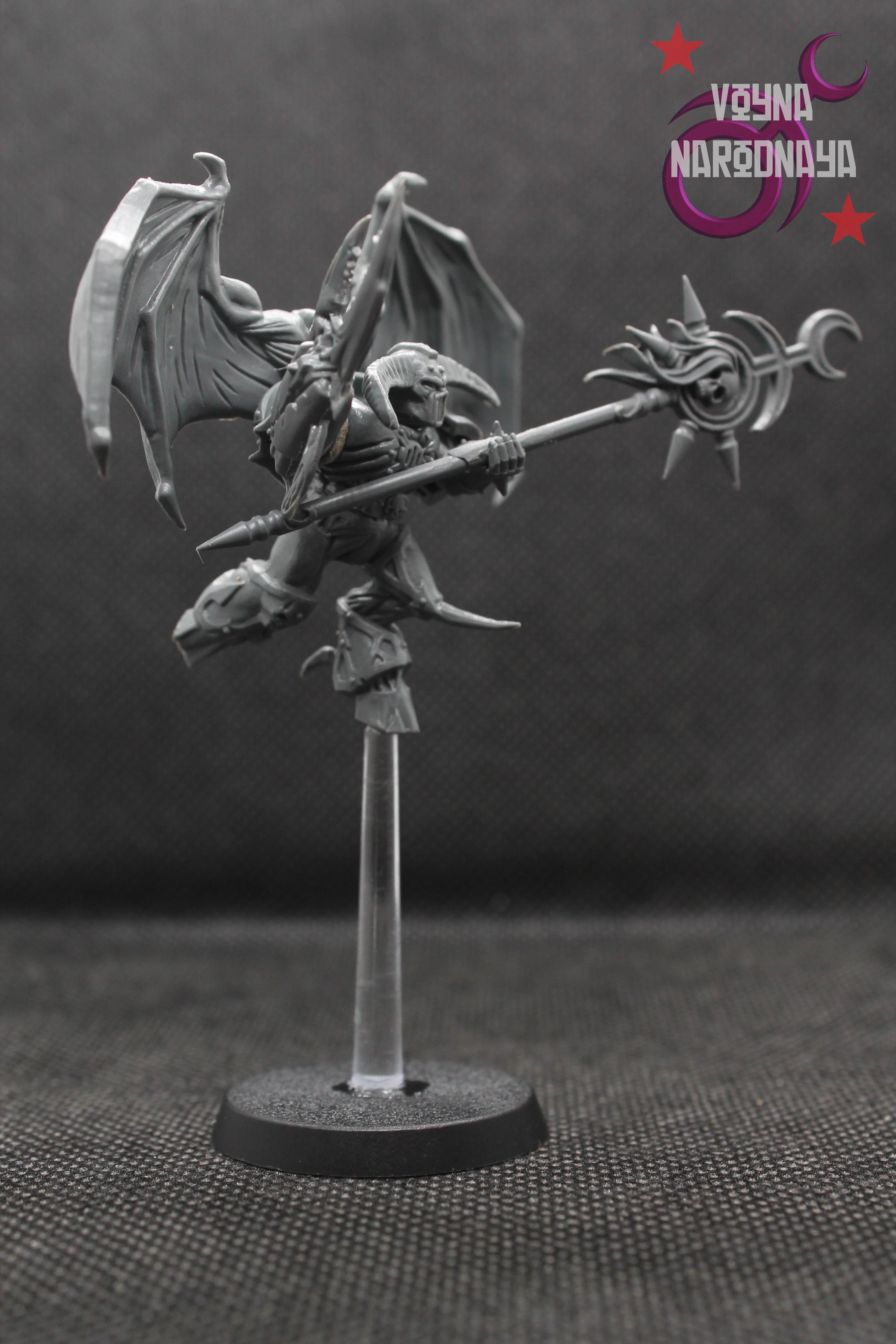 Chaos Space Marines, Emperor's Children, Heretic Astartes, Jump-pack, Sorceror, Winged