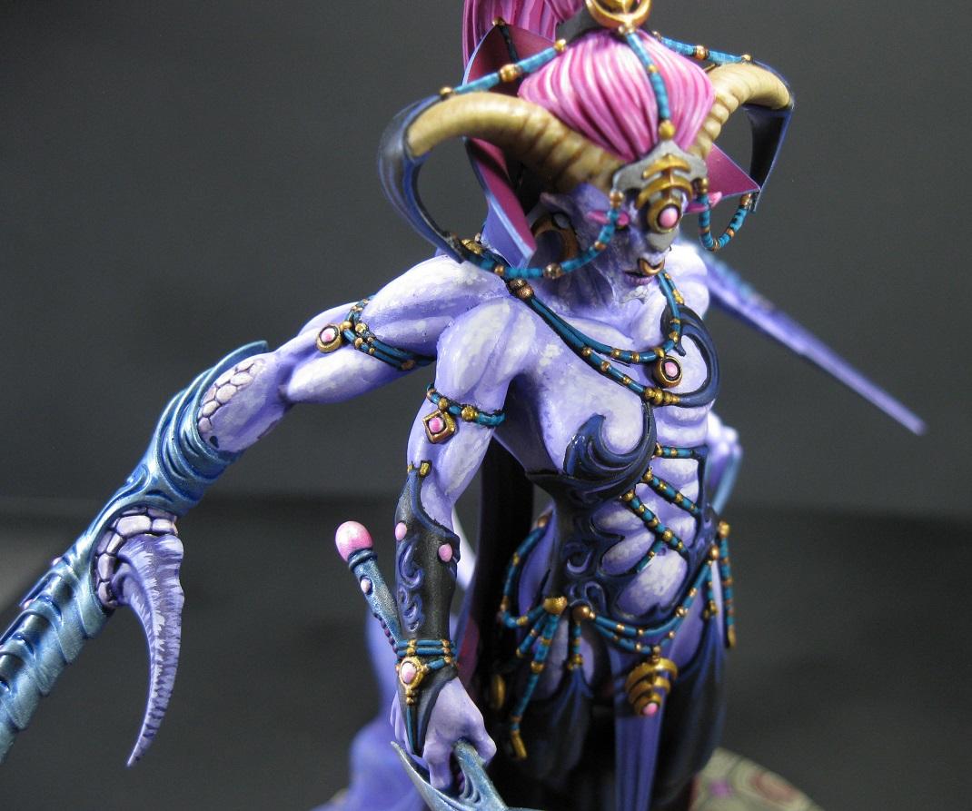 Carrero Arts, Carreroarts, Keeper Of Secrets, Miniature Painting, Painted Miniature, Painted Warhammer, Pro Painted, Pro Painted Miniature, Slaanesh, Warhammer Aos, Warhammer Fantasy, Warhammer Painted Miniature, Warhammer Painting