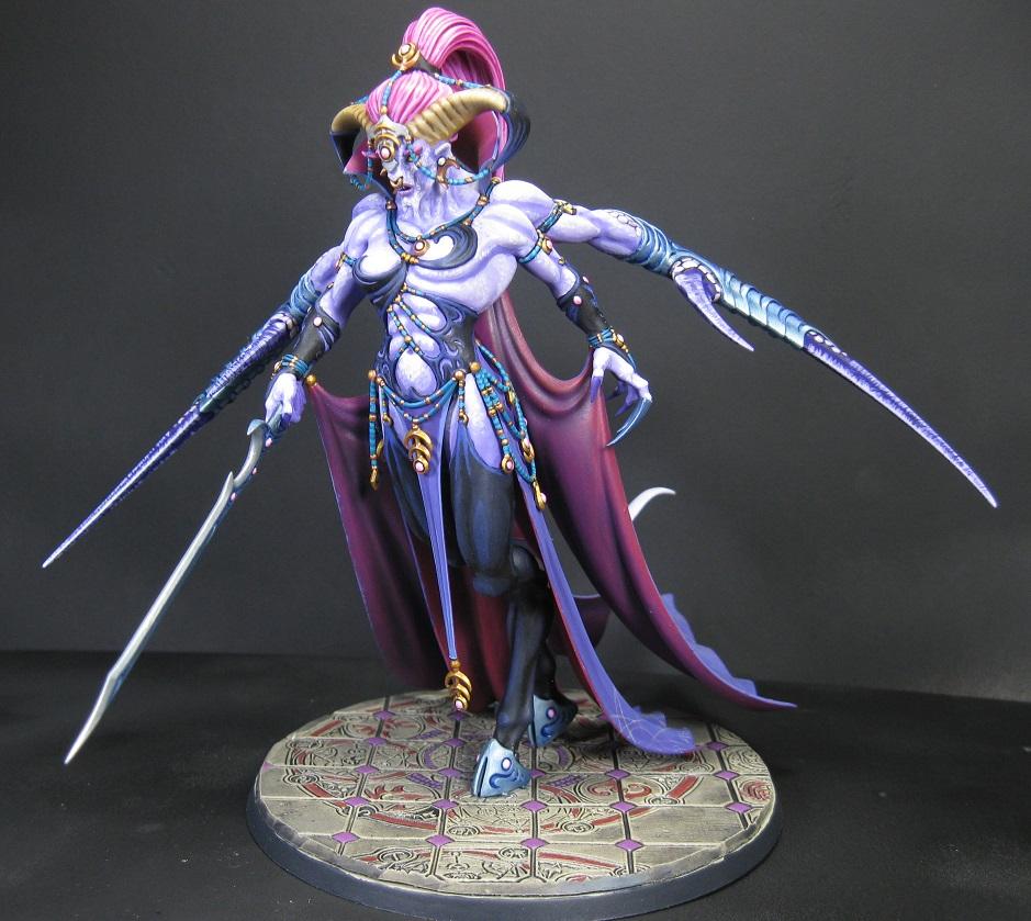 Carrero Arts, Carreroarts, Keeper Of Secrets, Miniature Painting, Painted Miniature, Painted Warhammer, Pro Painted, Pro Painted Miniature, Slaanesh, Warhammer Aos, Warhammer Fantasy, Warhammer Painted Miniature, Warhammer Painting