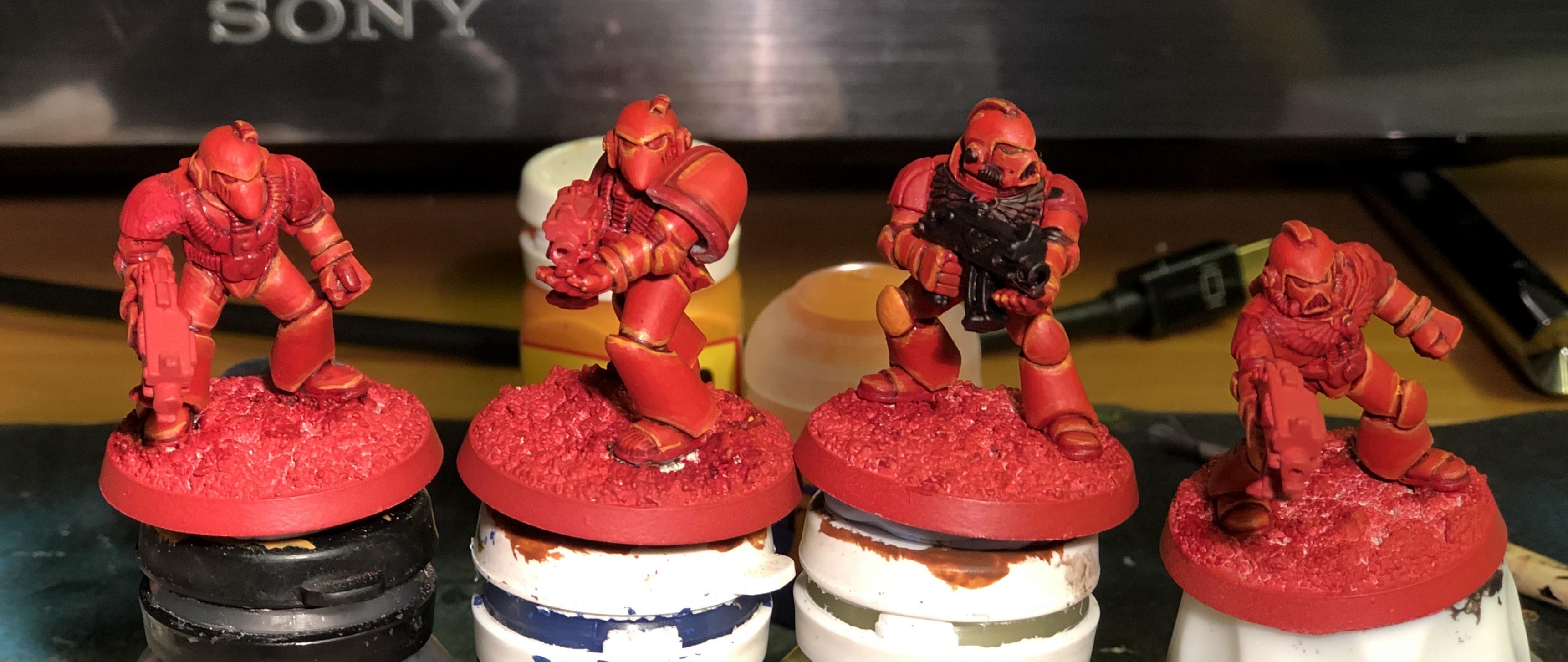 2nd Edition, Blood Angels, Space Marines, Tactical Squad, Warhammer 40,000