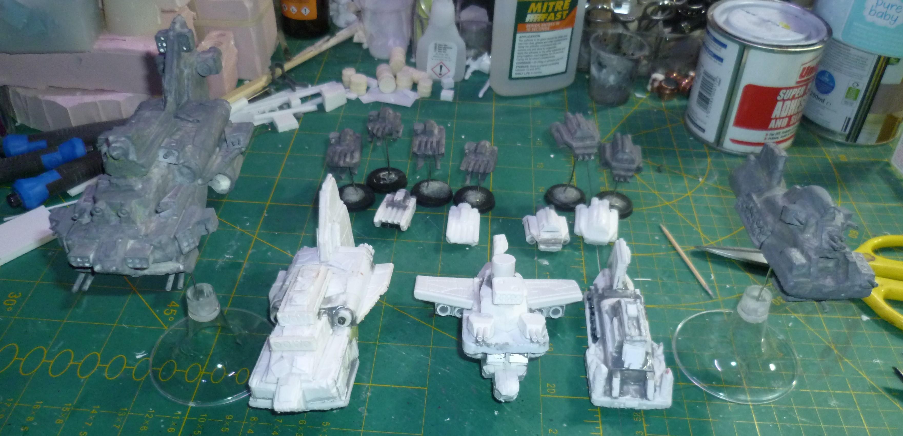 Battlefleet Gothic, Orks, Spaceships