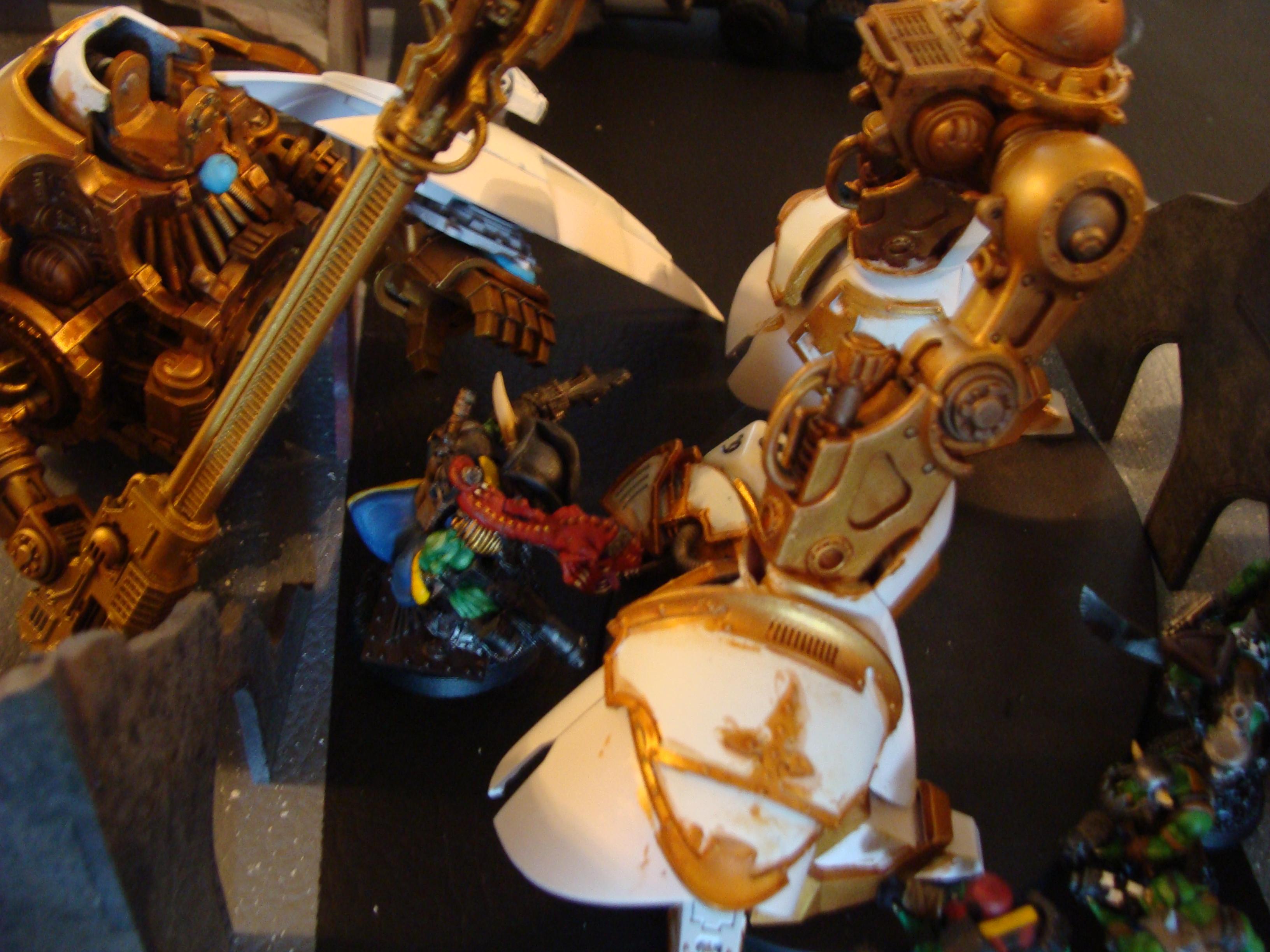 Admech, Battle Report, Imperial Knight, Mechanicum, Orks