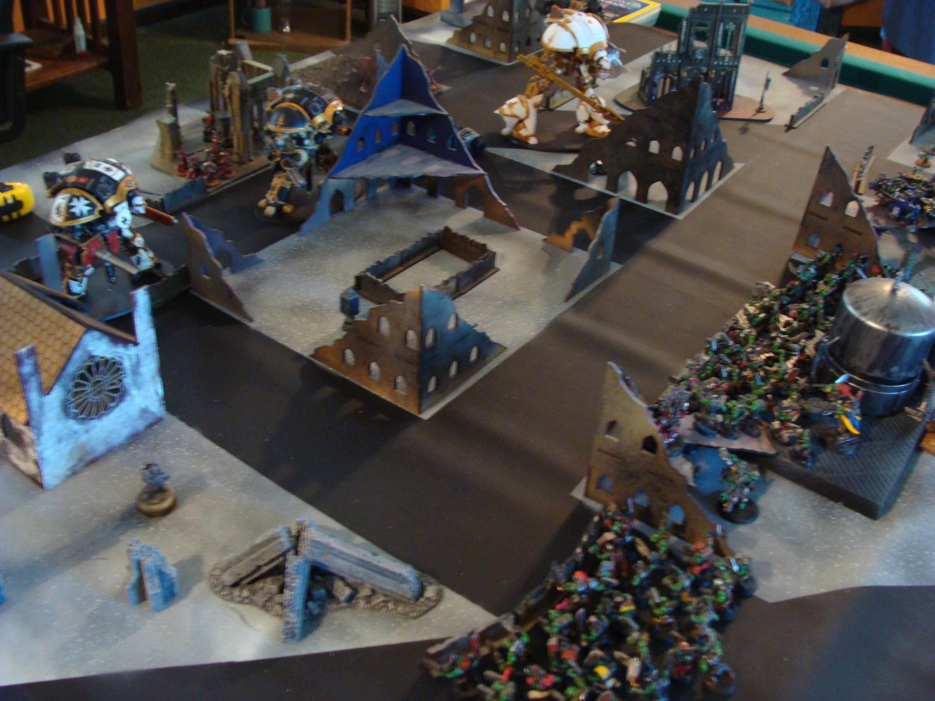Admech, Battle Report, Imperial Knight, Mechanicum, Orks