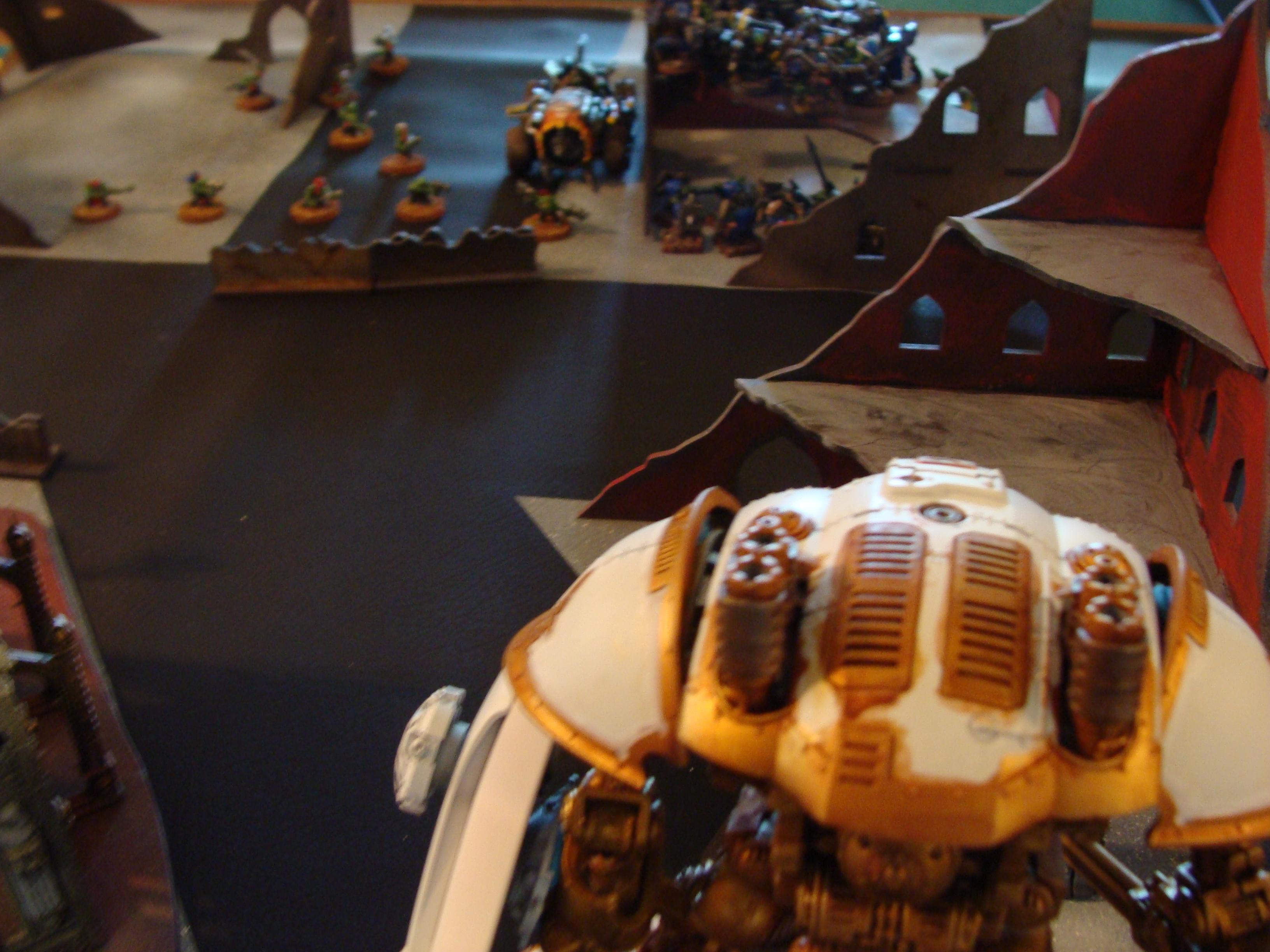 Admech, Battle Report, Imperial Knight, Mechanicum, Orks