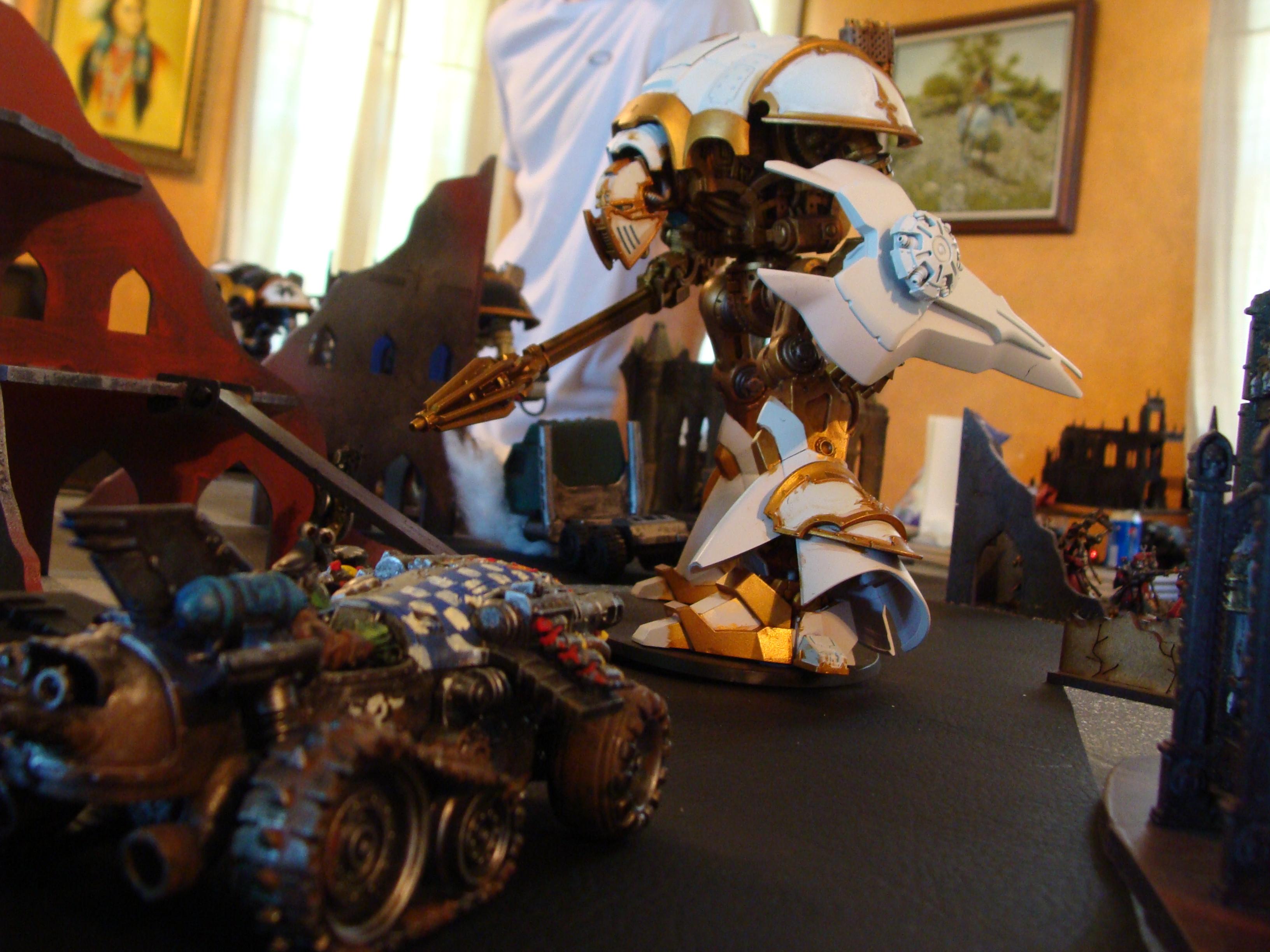 Admech, Battle Report, Imperial Knight, Mechanicum, Orks