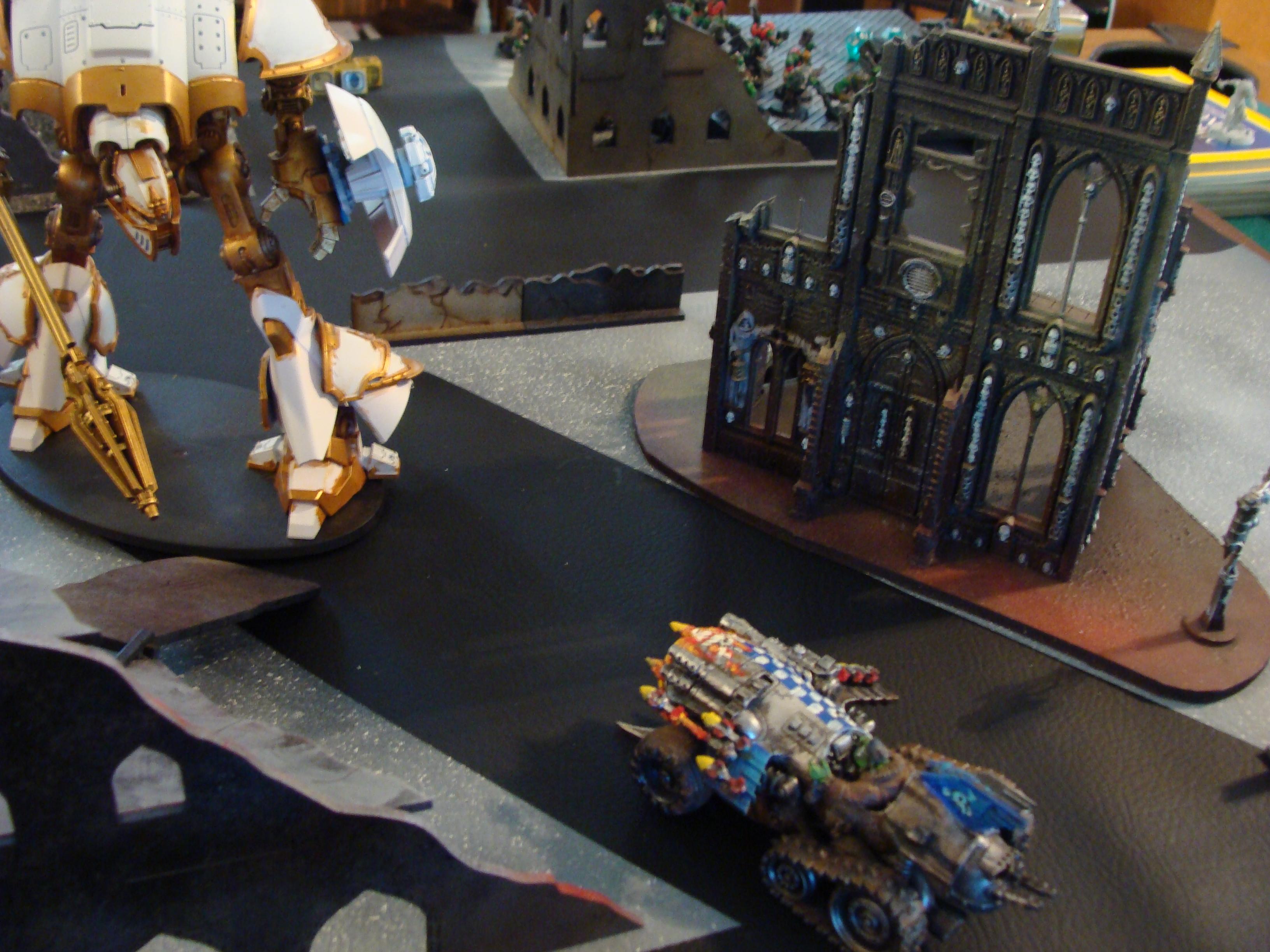 Admech, Battle Report, Imperial Knight, Mechanicum, Orks