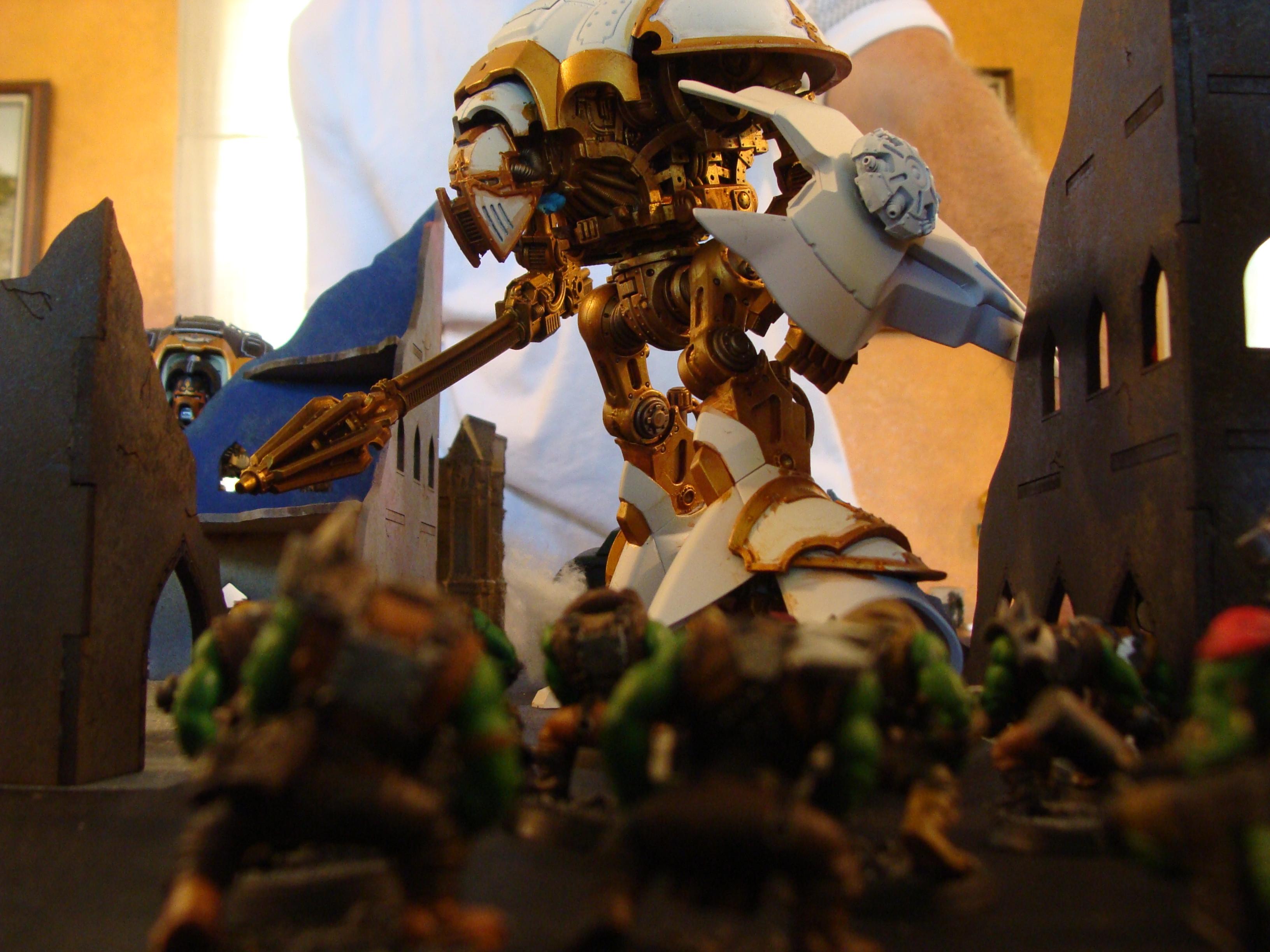 Admech, Battle Report, Imperial Knight, Mechanicum, Orks