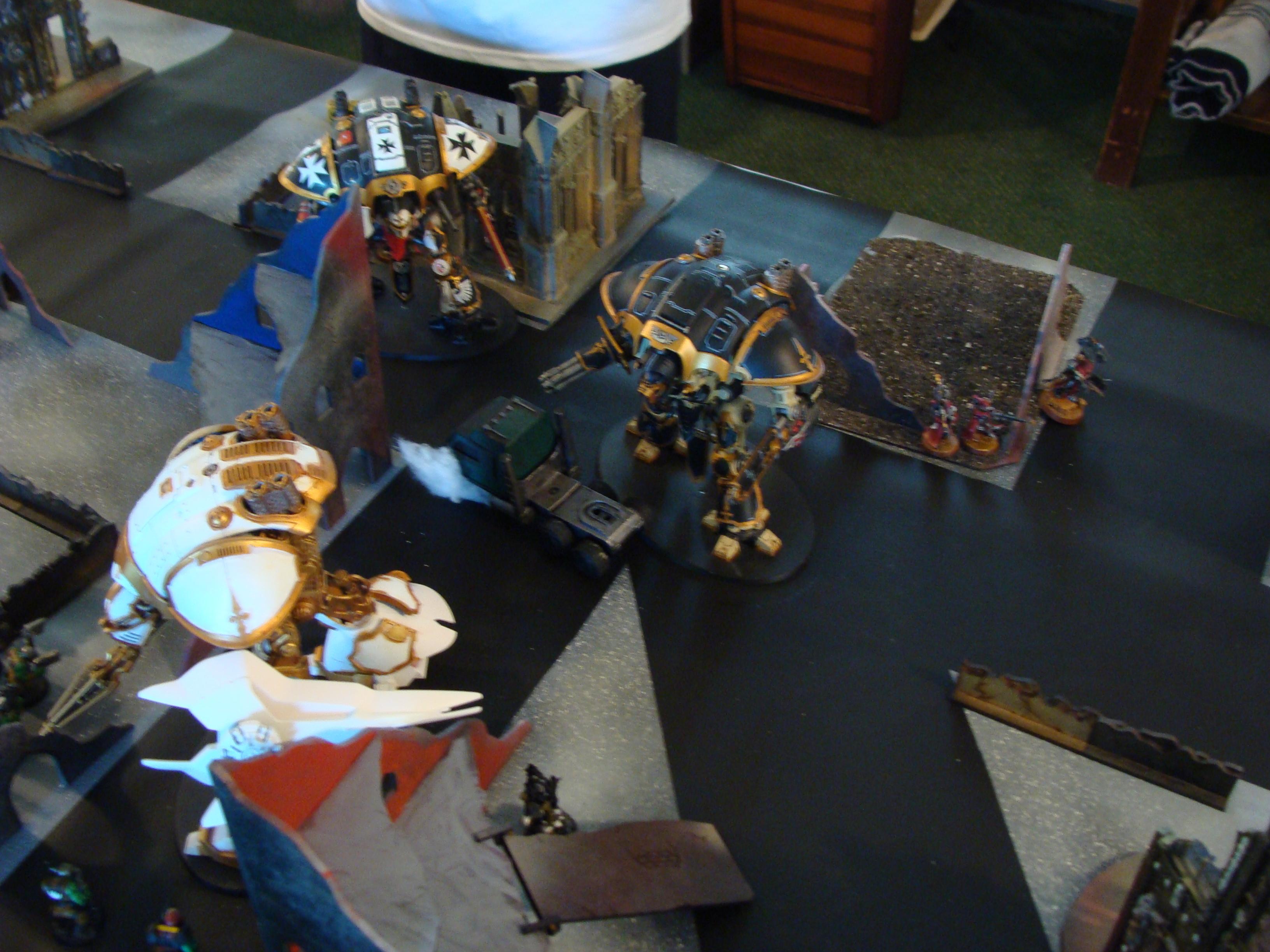 Admech, Battle Report, Imperial Knight, Mechanicum, Orks