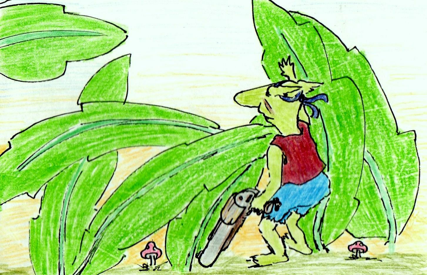 Cartoon, Drawing, Fiction, Graphic, Grots, Humour, Illustration, Orks, Sketch