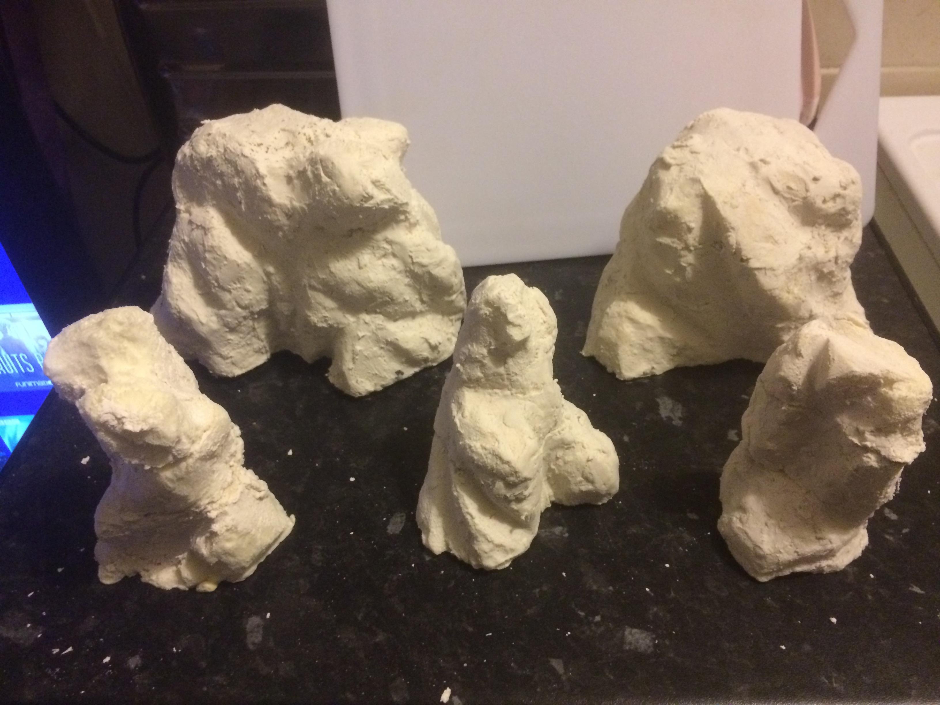Terrain, Filler covered insulation rocks