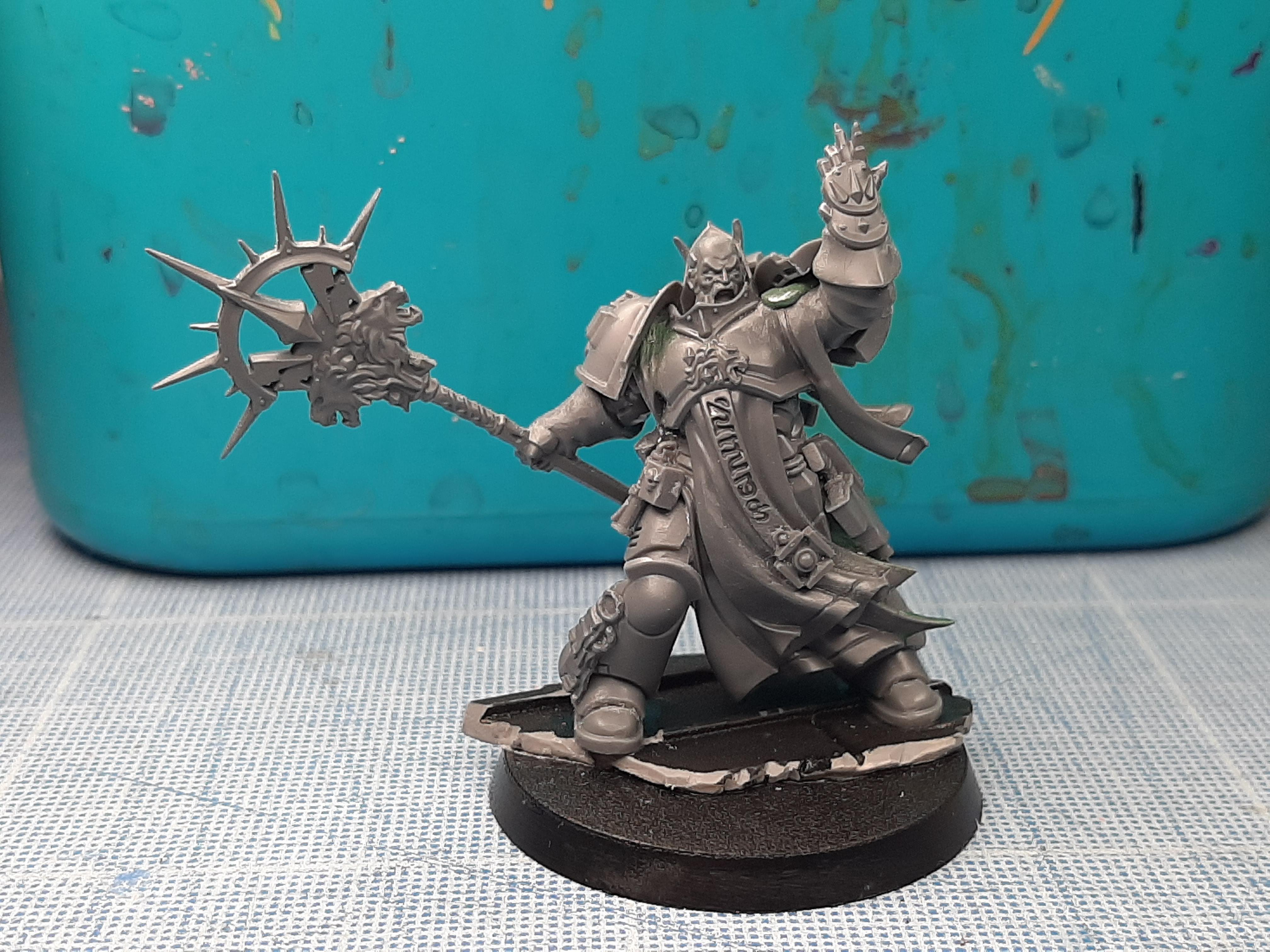 Conversion, Imperial Fists, Kitbash, Librarian, Warhammer 40,000