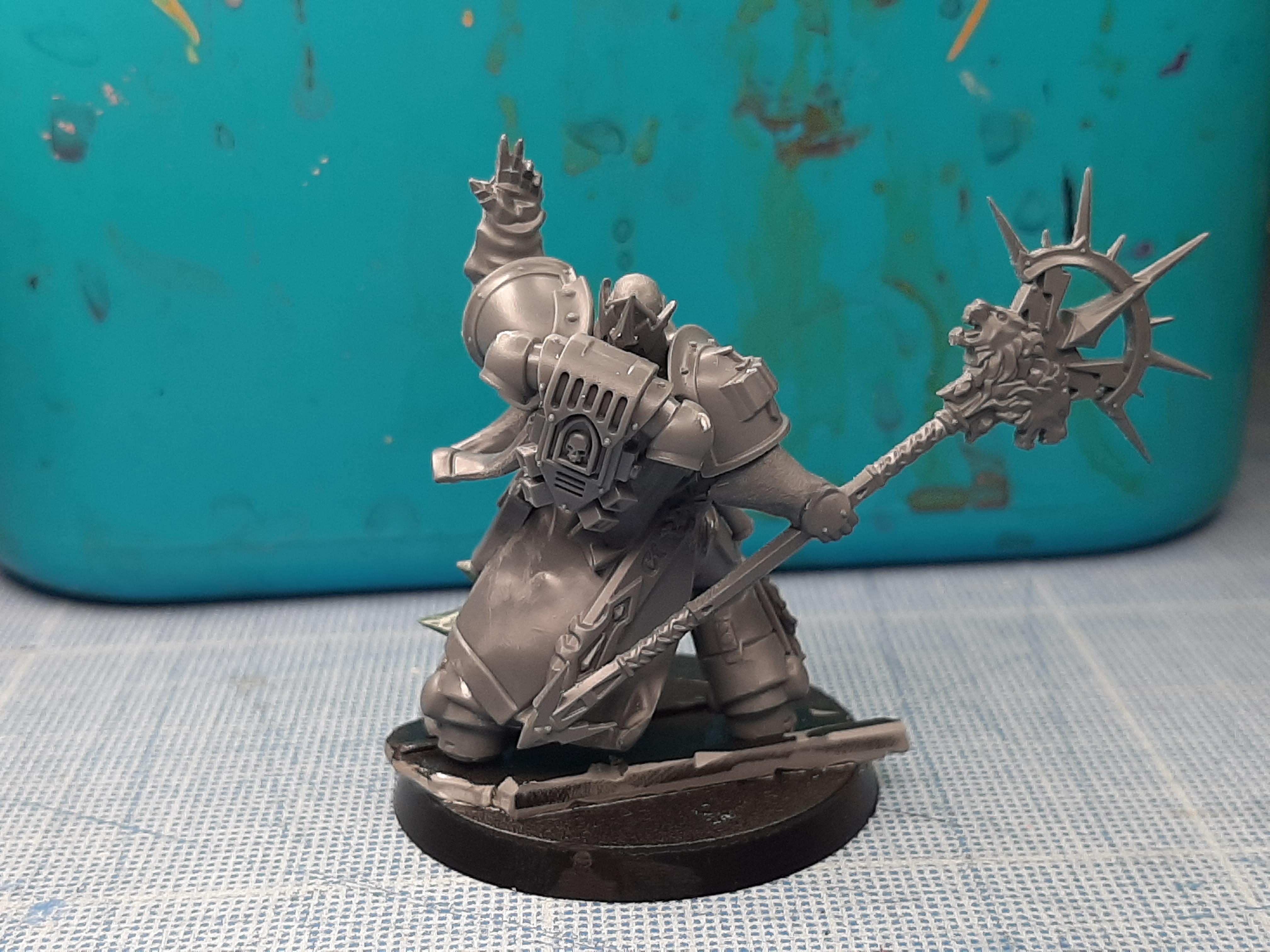 Conversion, Imperial Fists, Kitbash, Librarian, Warhammer 40,000