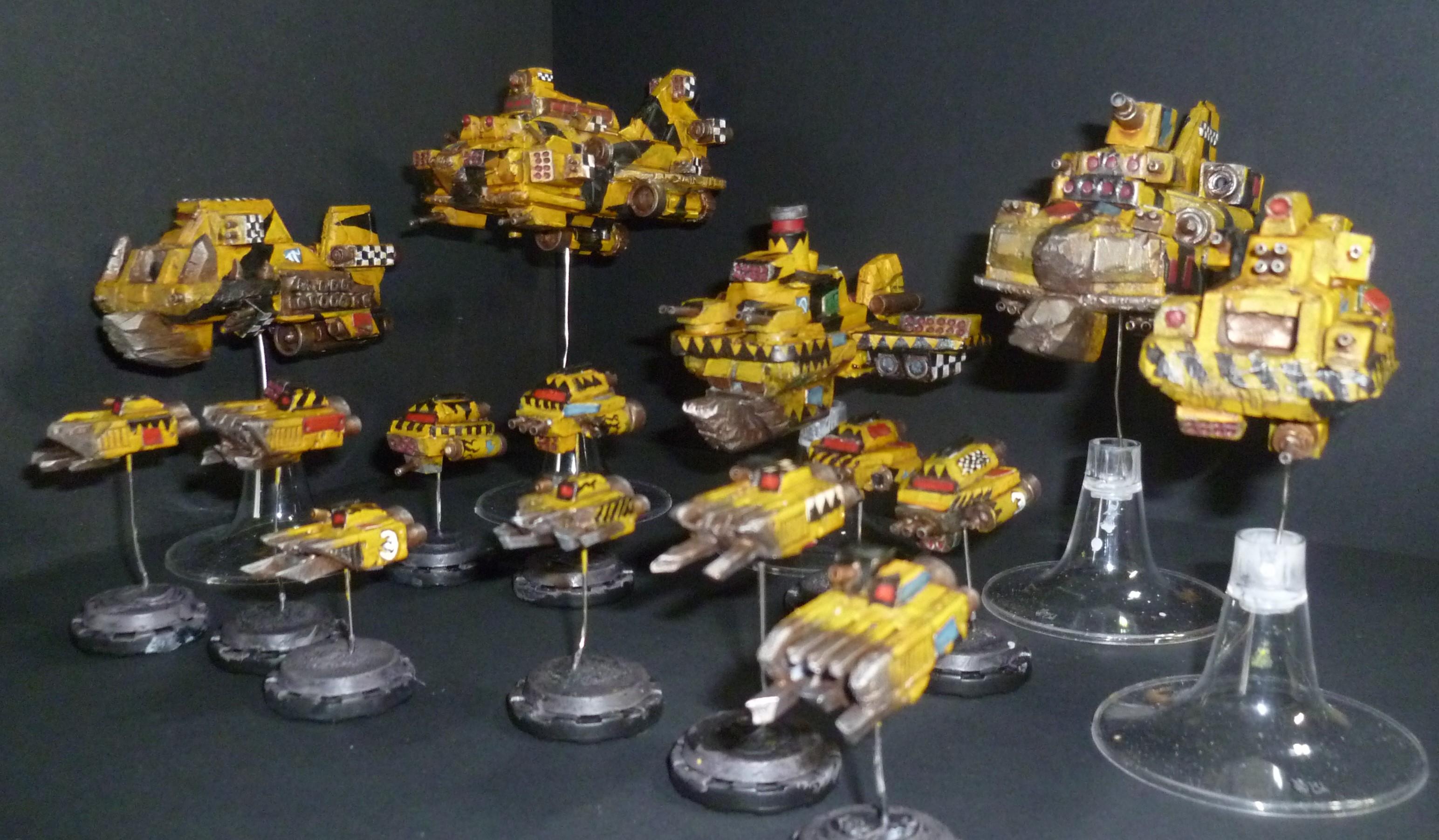 Battlefleet Gothic, Orks, Spaceships