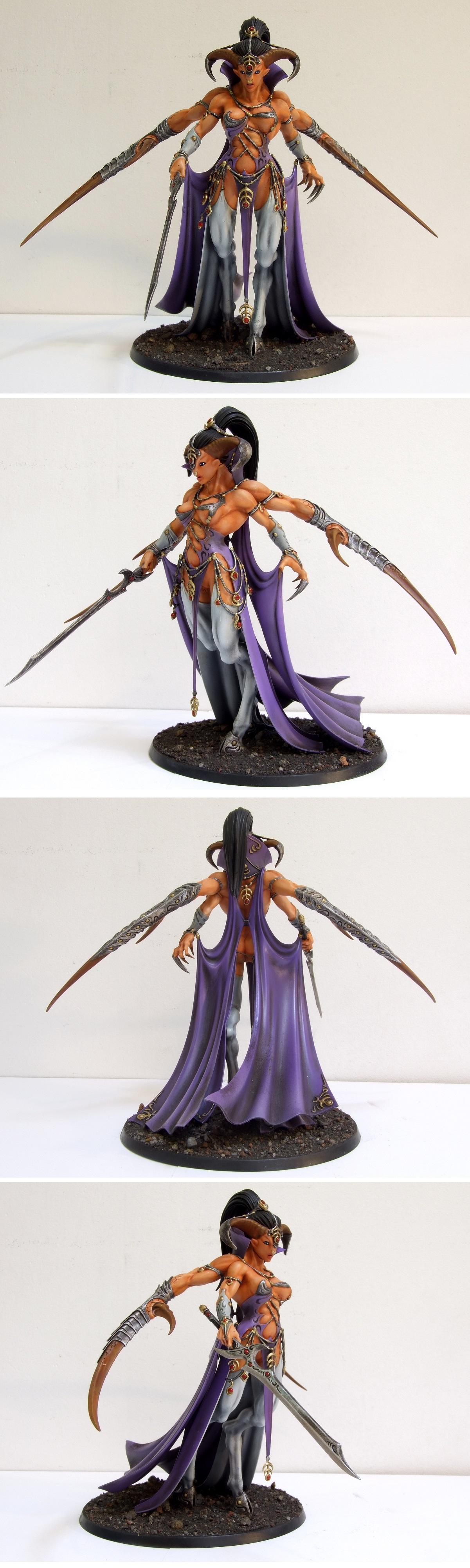 Daemons, Female, Keeper, Keeper Of Secrets, Slaanesh, Warhammer 40,000