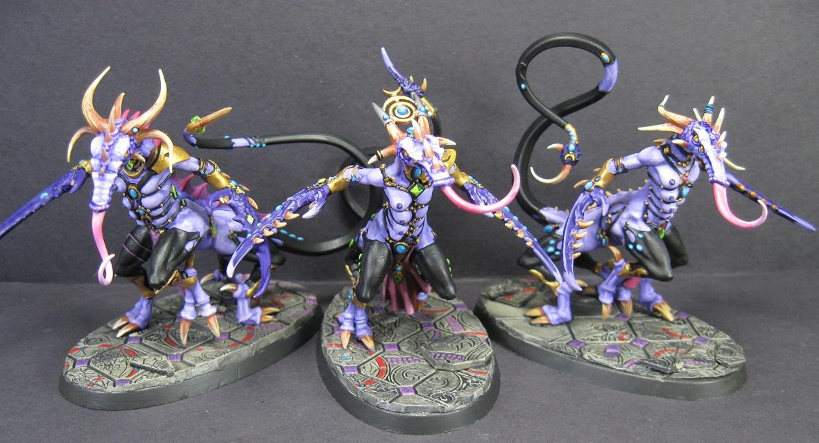 Carrero Arts, Carreroarts, Demons Of Slaanesh, Fiends Of Slaanesh, Miniature Painting, Painted Miniature, Painted Warhammer, Pro Painted, Pro Painted Miniature, Slaanesh, Warhammer Aos, Warhammer Fantasy, Warhammer Painted Miniature, Warhammer Painting