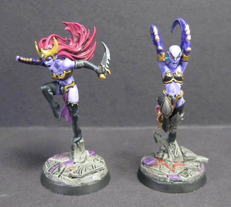 Carrero Arts, Carreroarts, Daemonettes, Demons Of Slaanesh, Miniature Painting, Painted Miniature, Painted Warhammer, Pro Painted, Pro Painted Miniature, Slaanesh, Warhammer Aos, Warhammer Fantasy, Warhammer Painted Miniature, Warhammer Painting