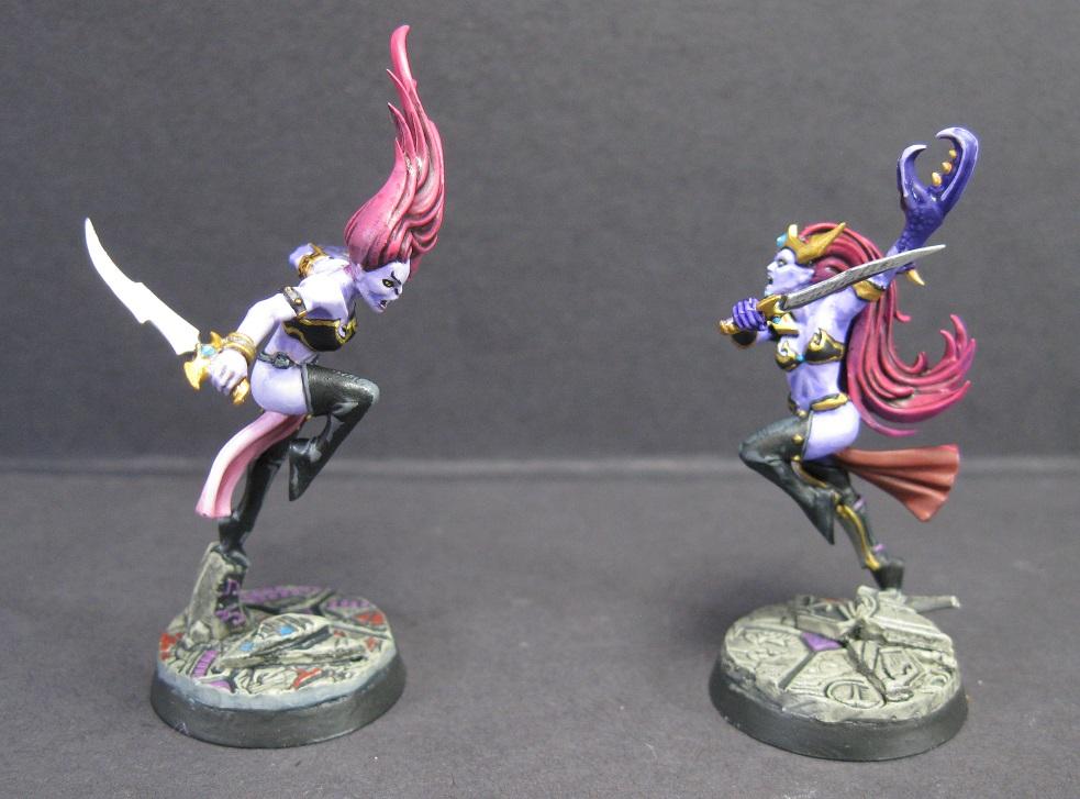 Carrero Arts, Carreroarts, Daemonettes, Demons Of Slaanesh, Miniature Painting, Painted Miniature, Painted Warhammer, Pro Painted, Pro Painted Miniature, Slaanesh, Warhammer Aos, Warhammer Fantasy, Warhammer Painted Miniature, Warhammer Painting