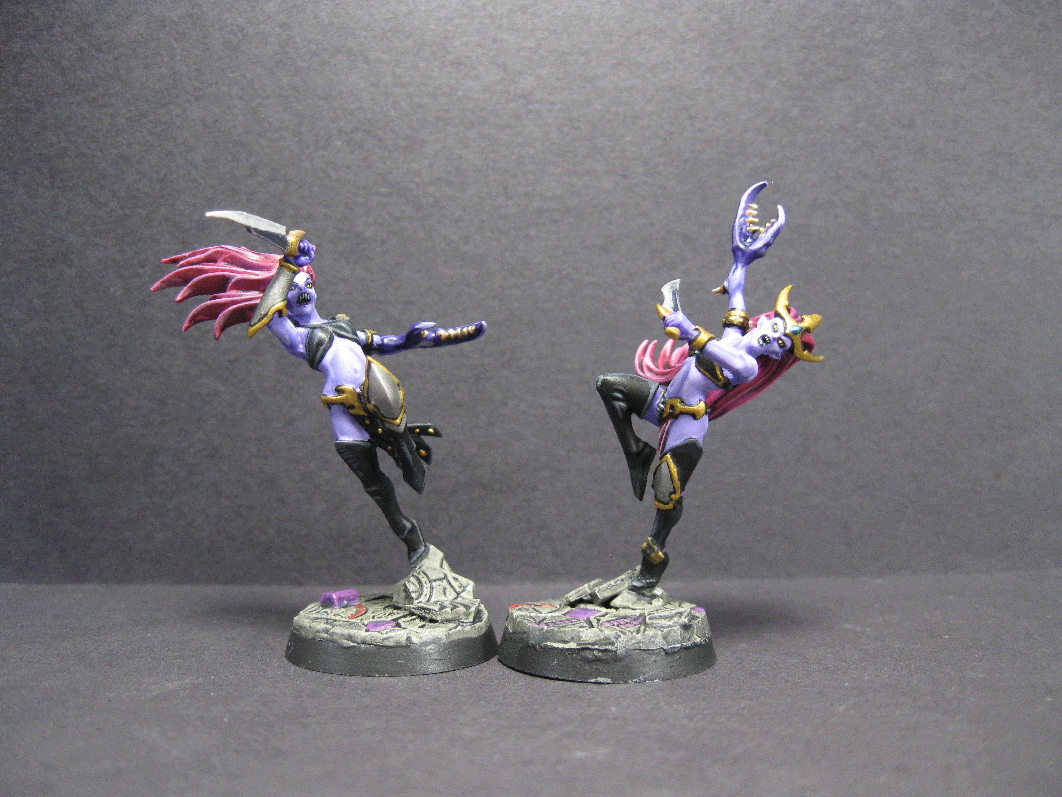 Carrero Arts, Carreroarts, Daemonettes, Demons Of Slaanesh, Miniature Painting, Painted Miniature, Painted Warhammer, Pro Painted, Pro Painted Miniature, Slaanesh, Warhammer Aos, Warhammer Fantasy, Warhammer Painted Miniature, Warhammer Painting