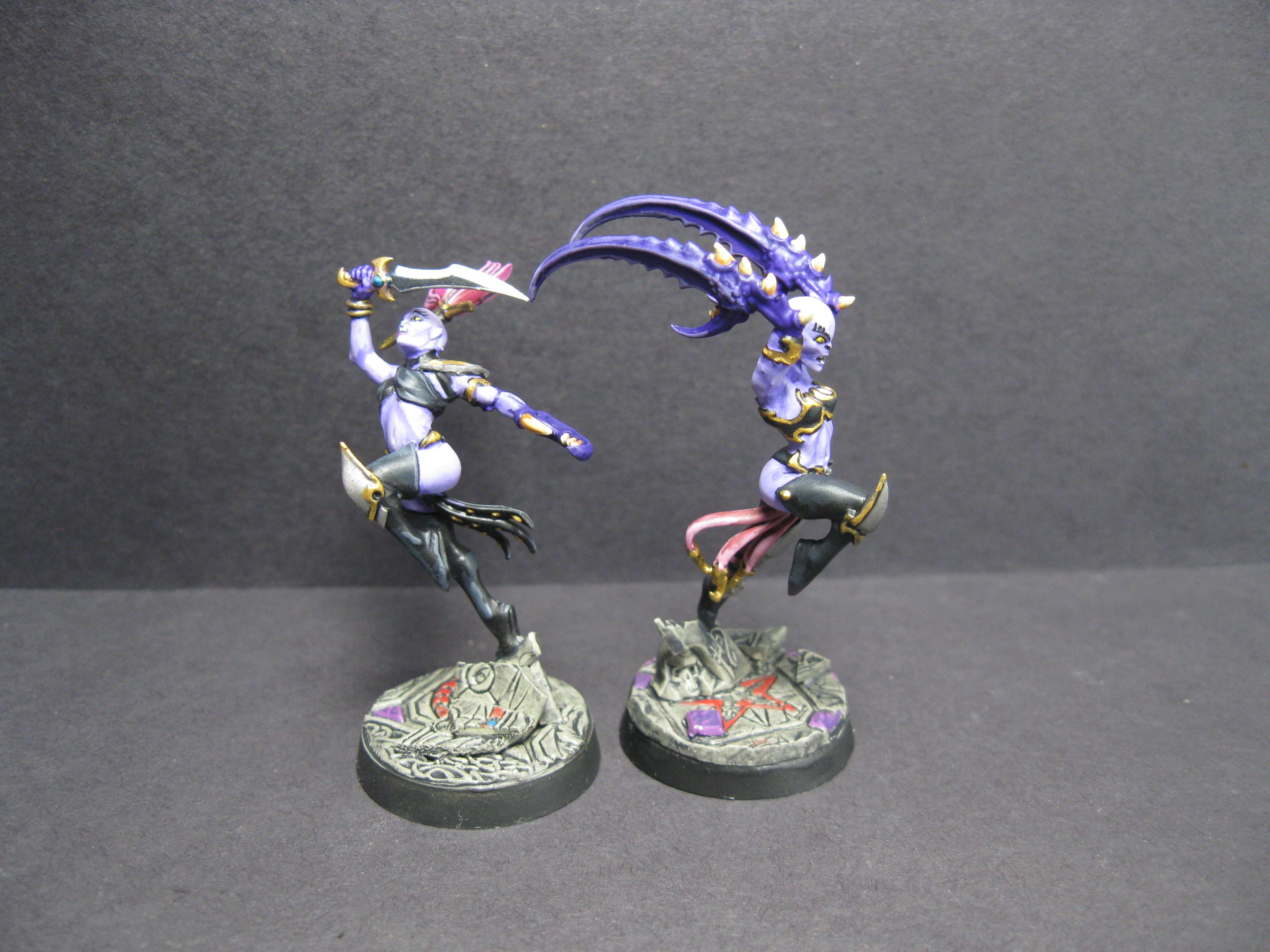 Carrero Arts, Carreroarts, Daemonettes, Demons Of Slaanesh, Miniature Painting, Painted Miniature, Painted Warhammer, Pro Painted, Pro Painted Miniature, Slaanesh, Warhammer Aos, Warhammer Fantasy, Warhammer Painted Miniature, Warhammer Painting