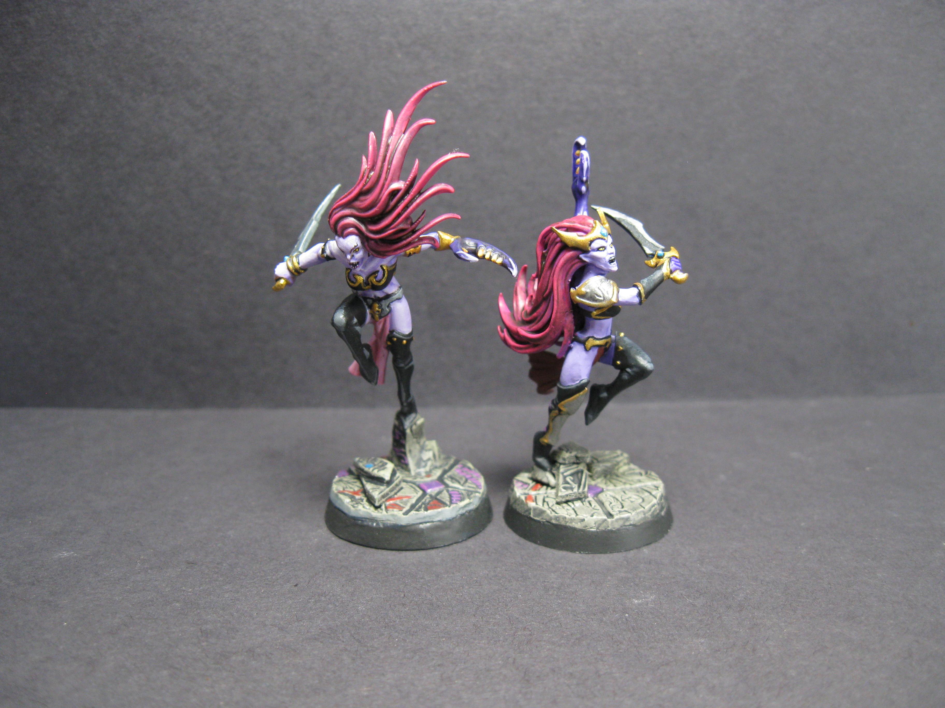 Carrero Arts, Carreroarts, Daemonettes, Demons Of Slaanesh, Miniature Painting, Painted Miniature, Painted Warhammer, Pro Painted, Pro Painted Miniature, Slaanesh, Warhammer Aos, Warhammer Fantasy, Warhammer Painted Miniature, Warhammer Painting
