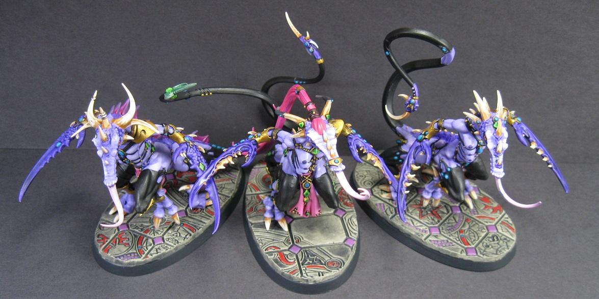 Carrero Arts, Carreroarts, Demons Of Slaanesh, Fiends Of Slaanesh, Miniature Painting, Painted Miniature, Painted Warhammer, Pro Painted, Pro Painted Miniature, Slaanesh, Warhammer Aos, Warhammer Fantasy, Warhammer Painted Miniature, Warhammer Painting