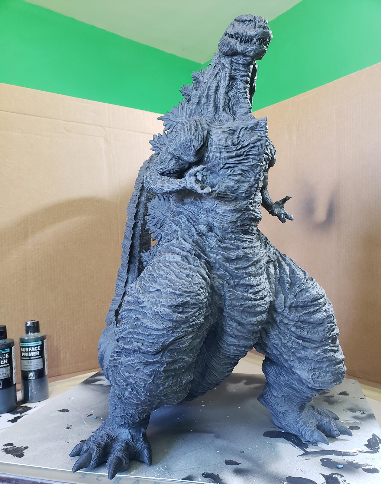 3d Printing, Anycubic I3 Mega, Anycubic Photon, Dlp, Fdm, Gambody, Godzilla, Large, Shin Godzilla