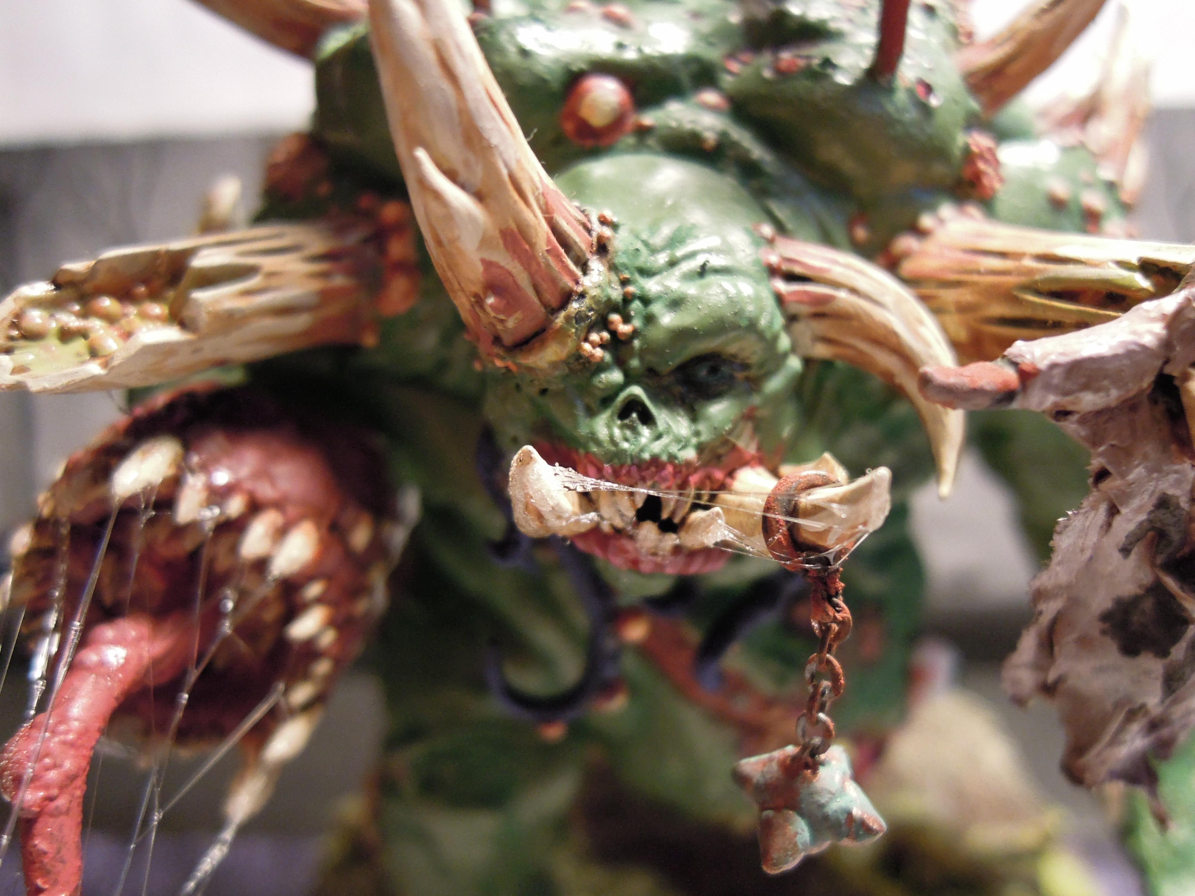Age Of Sigmar, Banner, Blight, Boils, Buboes, Chaos, Conversion, Decay, Disease, Face, Flail, Ghurek Glott, Glottkin, Horns, Jaws, Maw, Nurgle, Pestilence, Plague, Rot, Saliva, Spoilage, Teeth, Warhammer Fantasy