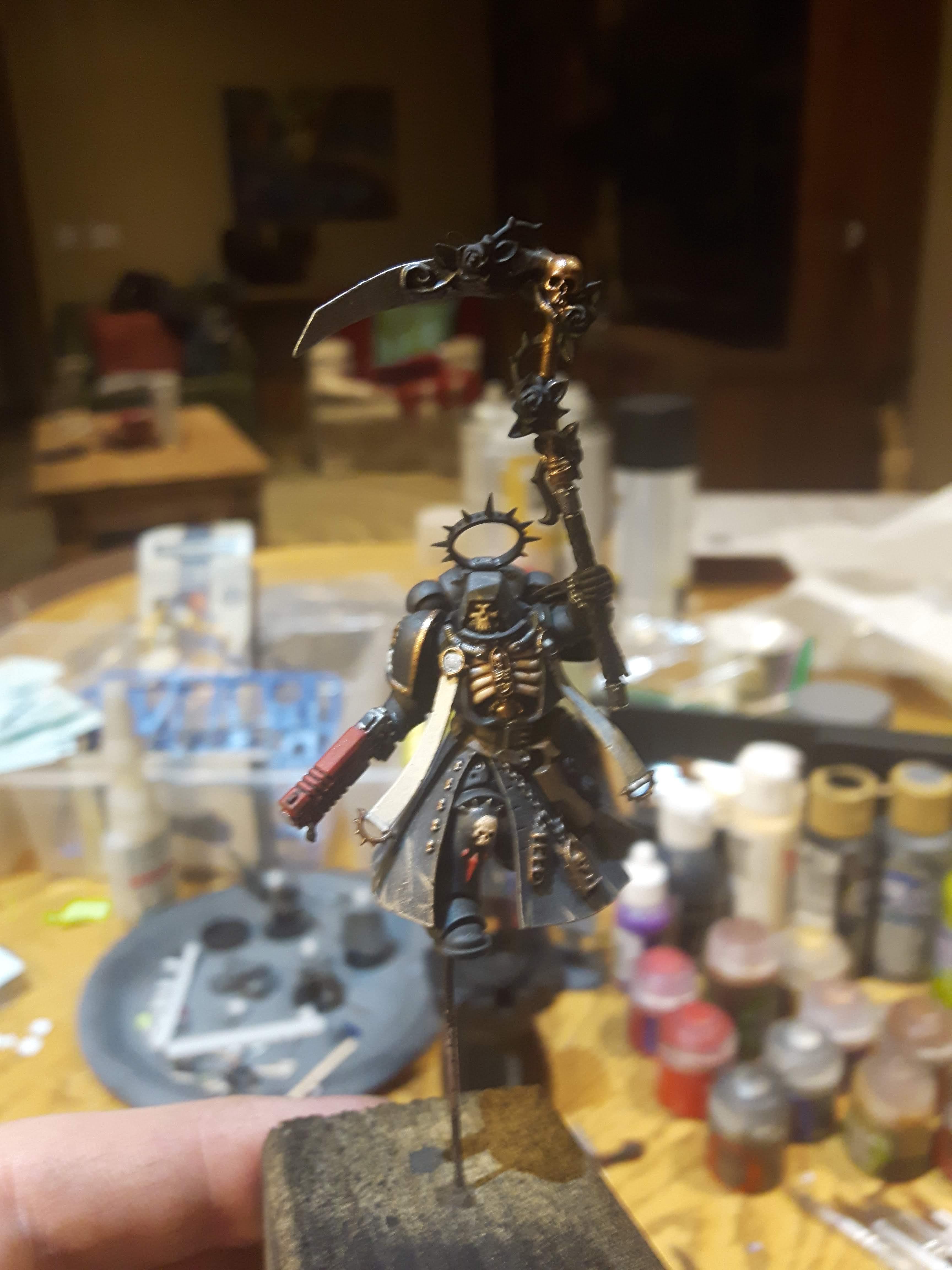 Chaplain, Conversion, Kitbash, Primaris, Space Marines
