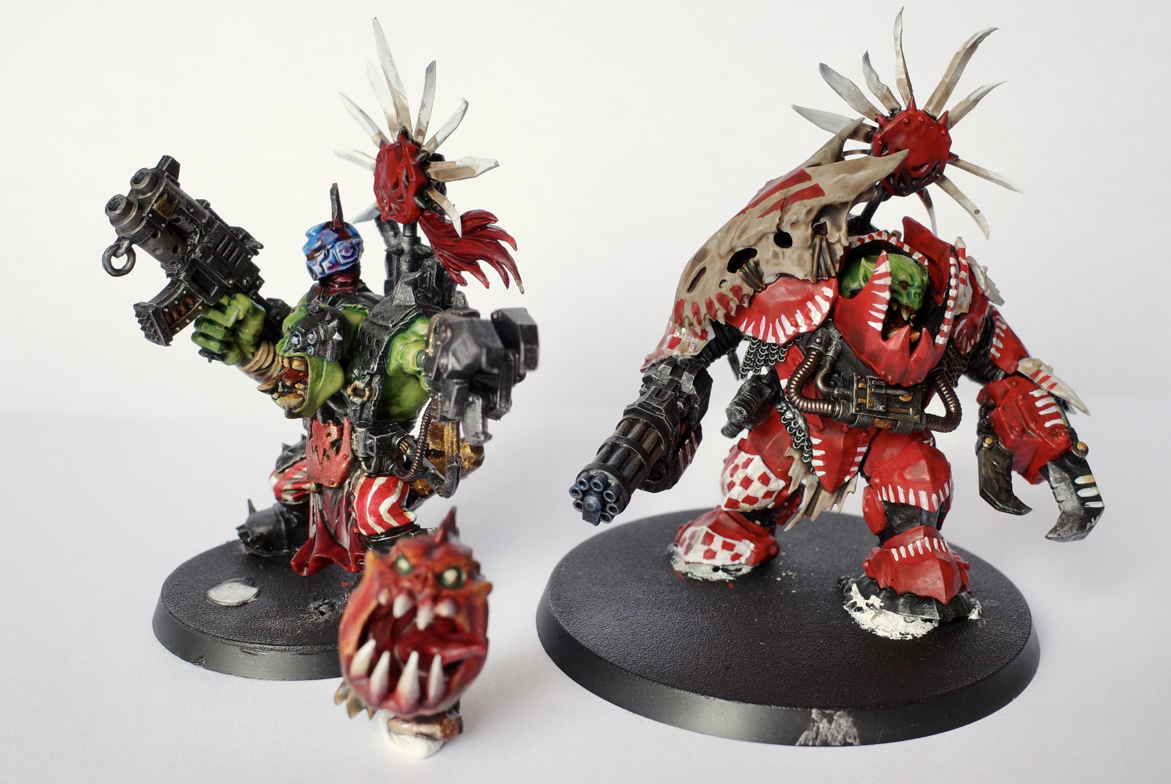 Conversion, Orks, Warboss + warboss