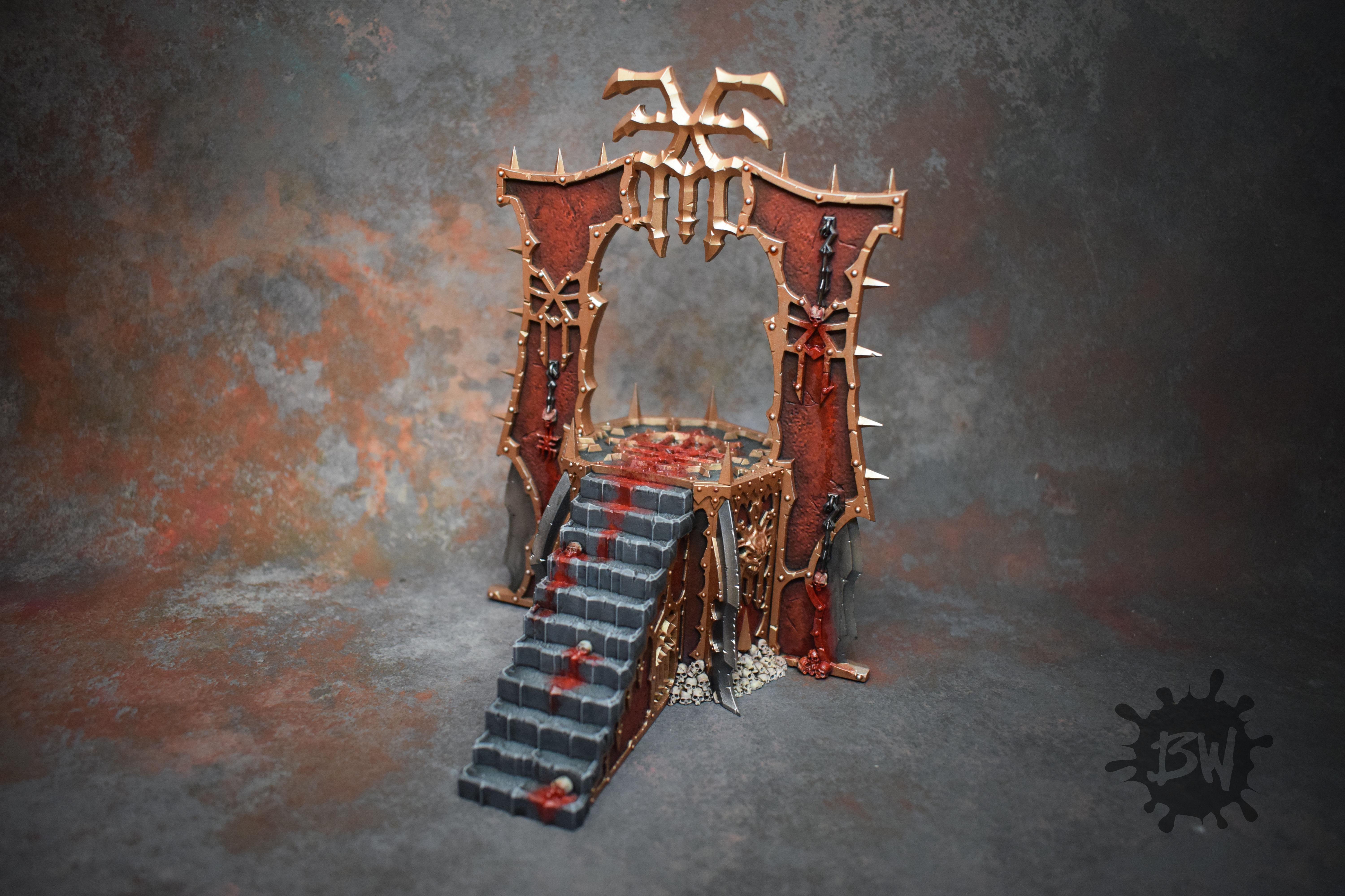 Age Of Sigmar, Chaos, Daemons, Khorne, Skull Altar, Warhammer Fantasy