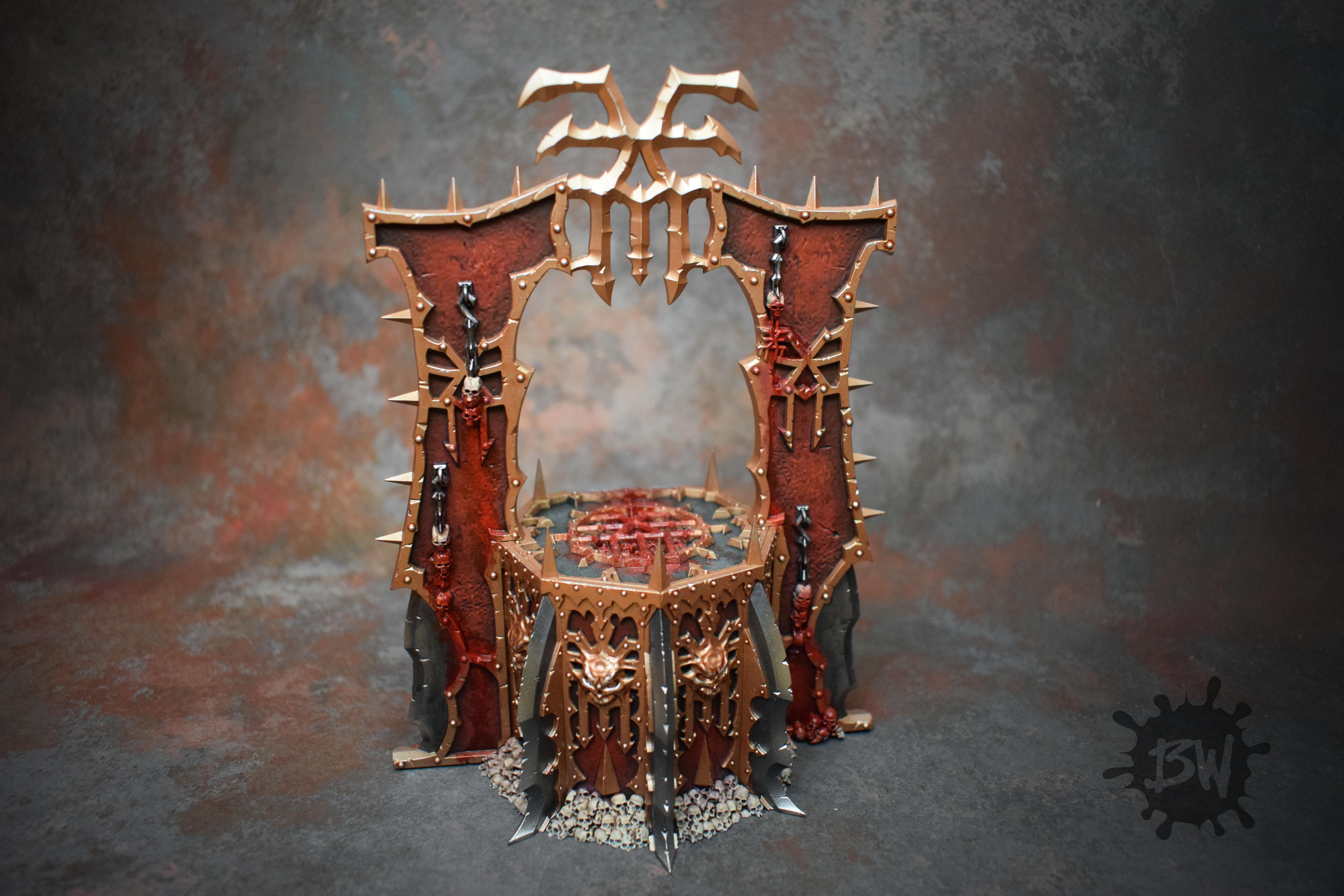 Age Of Sigmar, Chaos, Daemons, Khorne, Skull Altar, Warhammer Fantasy