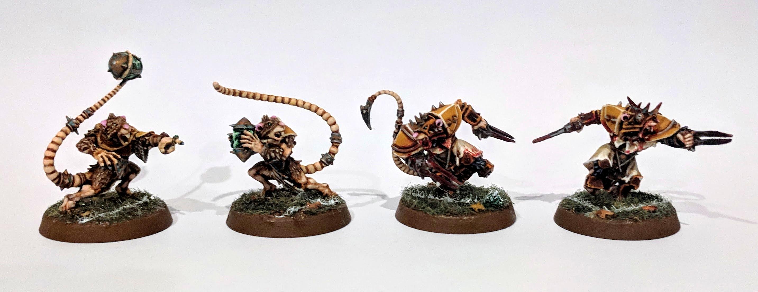 Blood Bowl, Skaven, The Hellpitsburgh Squeakers - Throwers / Blitzers