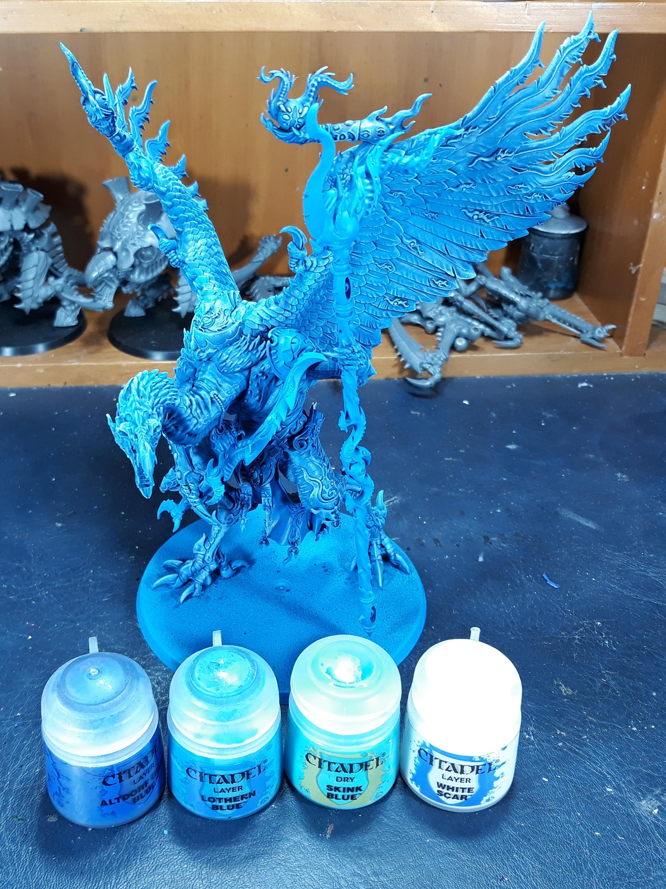 LoC 1 WIP 2 with paints used