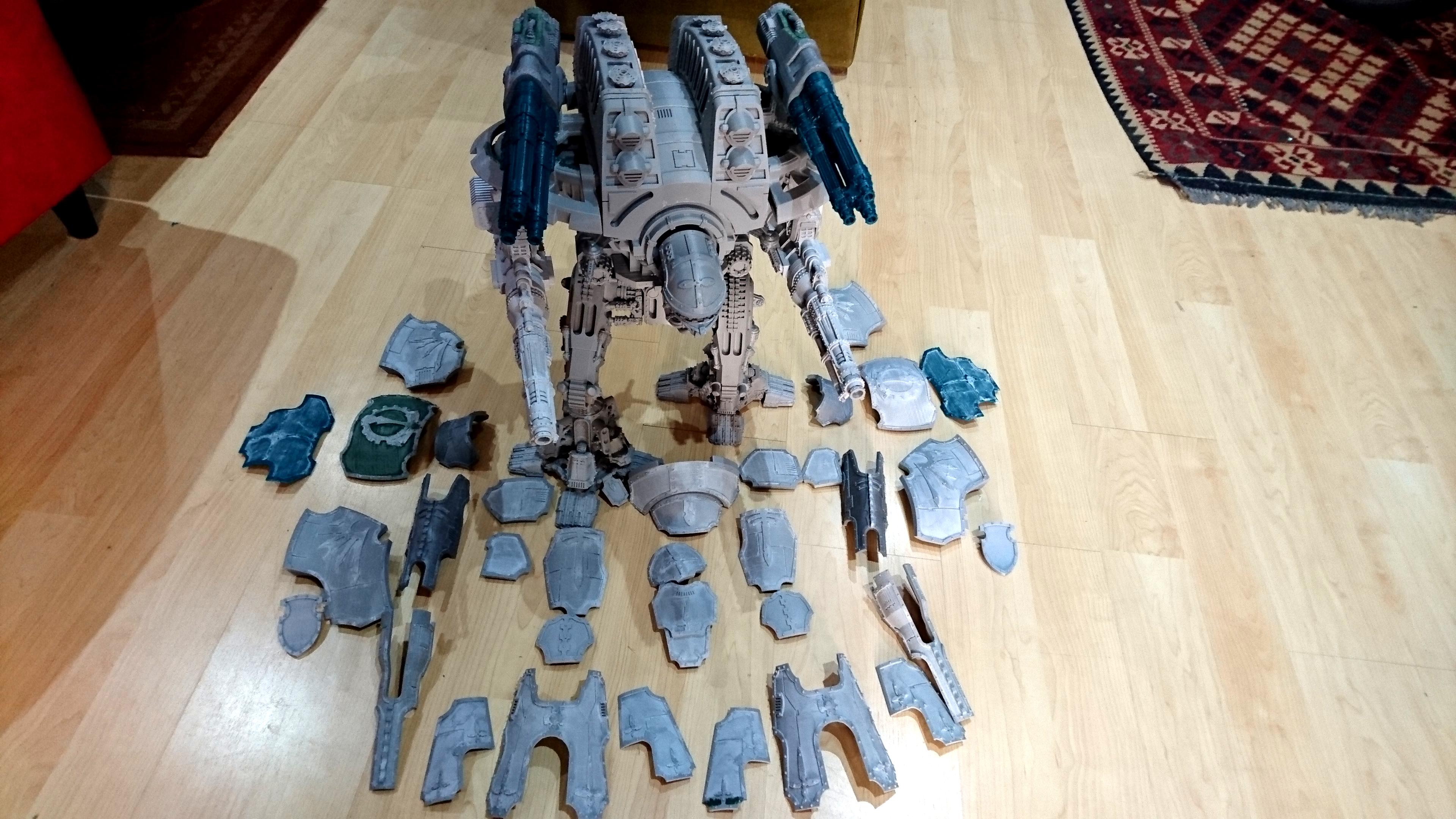All the pieces of the titan